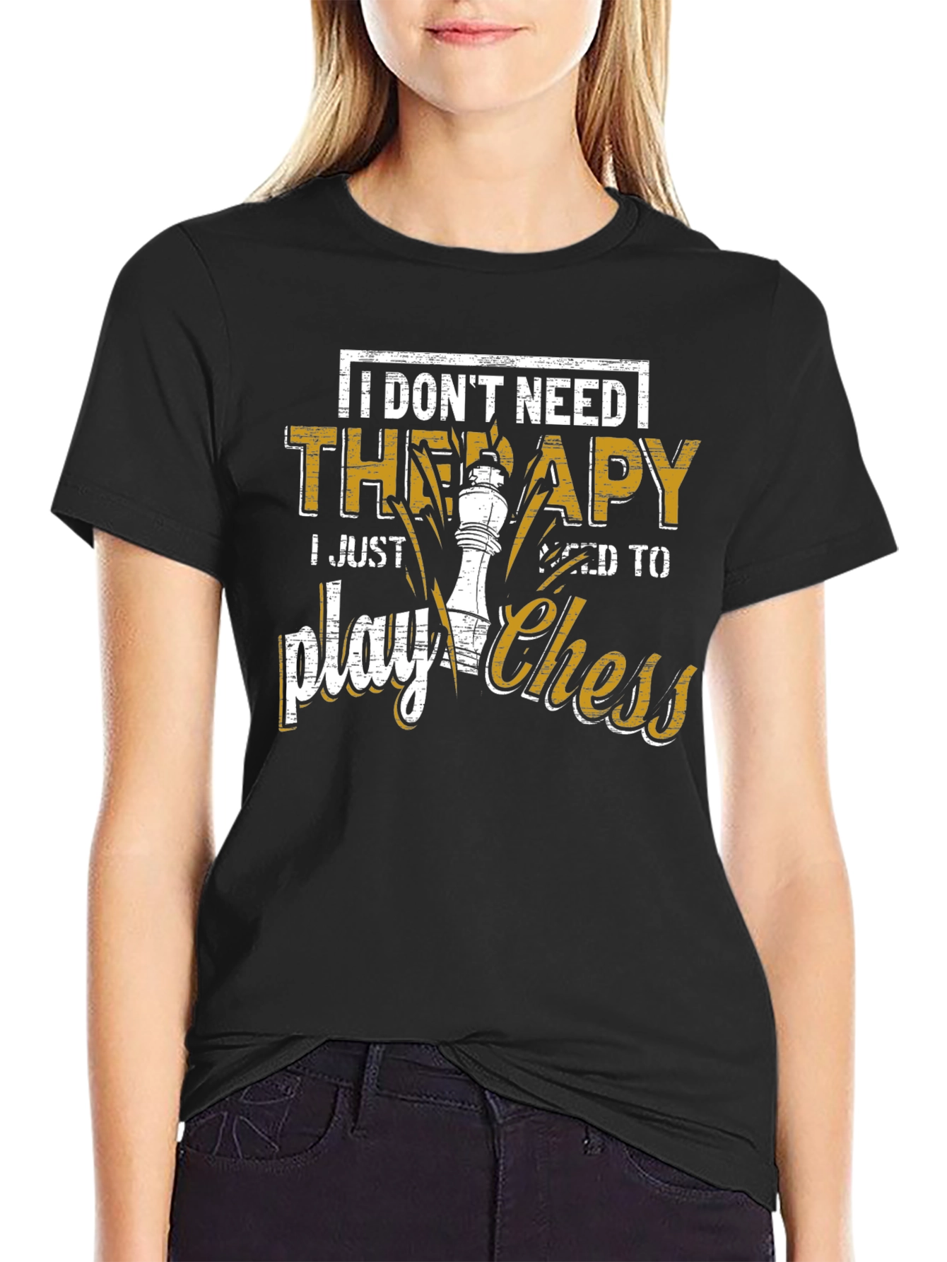 Chess Therapy T-Shirt - I Don't Need Therapy - 2