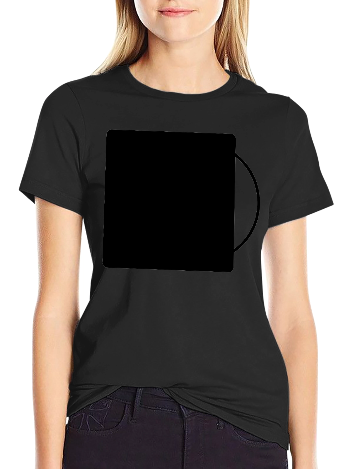 Black Classic Black Men's T-Shirt view 2