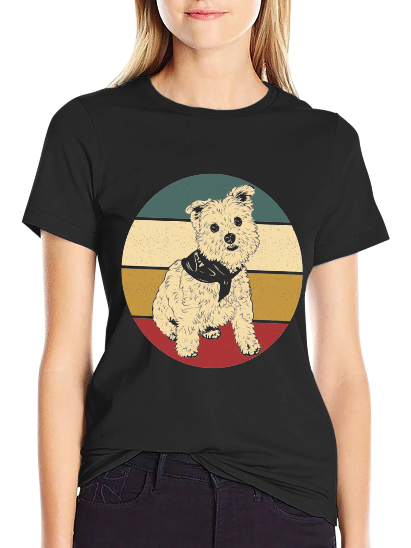 Retro Dog Graphic Tee - Vintage Style T-Shirt - 2