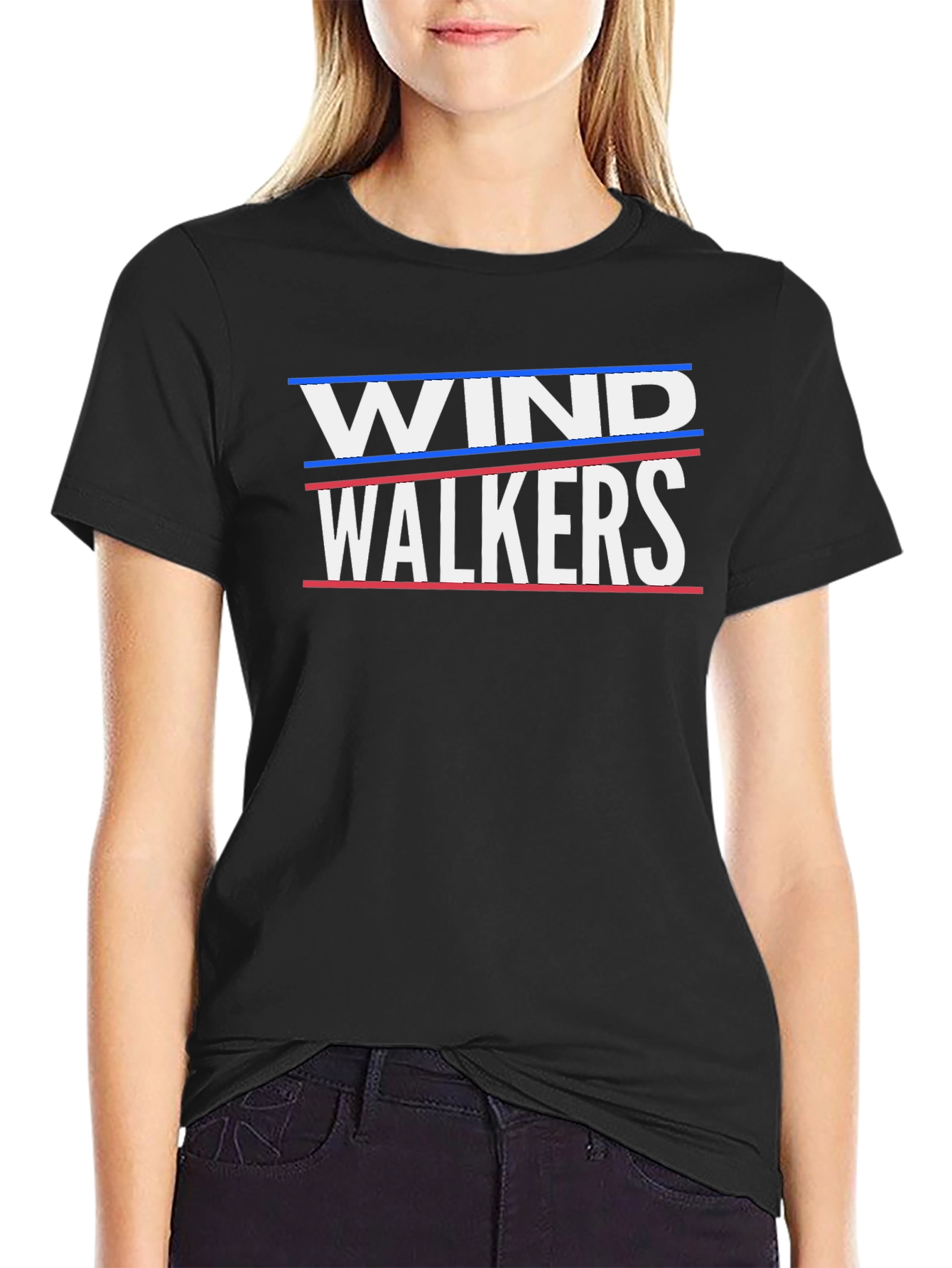 Black Wind Walkers Graphic T-Shirt - Stylish & Comfortable view 2