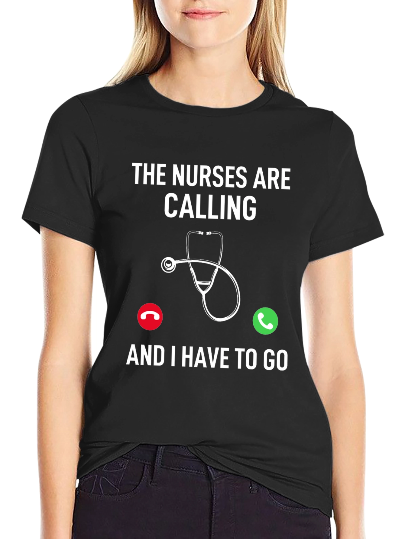 Black Nurses Are Calling T-Shirt view 2