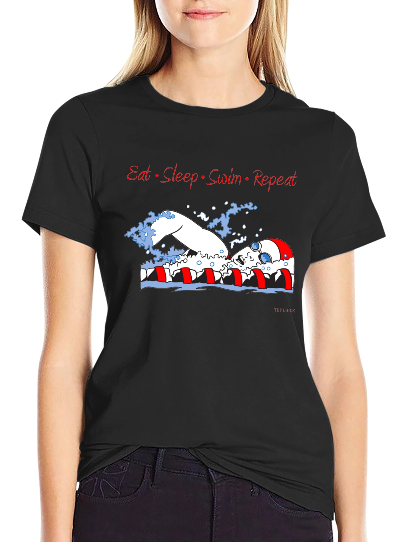 Eat Sleep Swim Repeat T-Shirt - 2