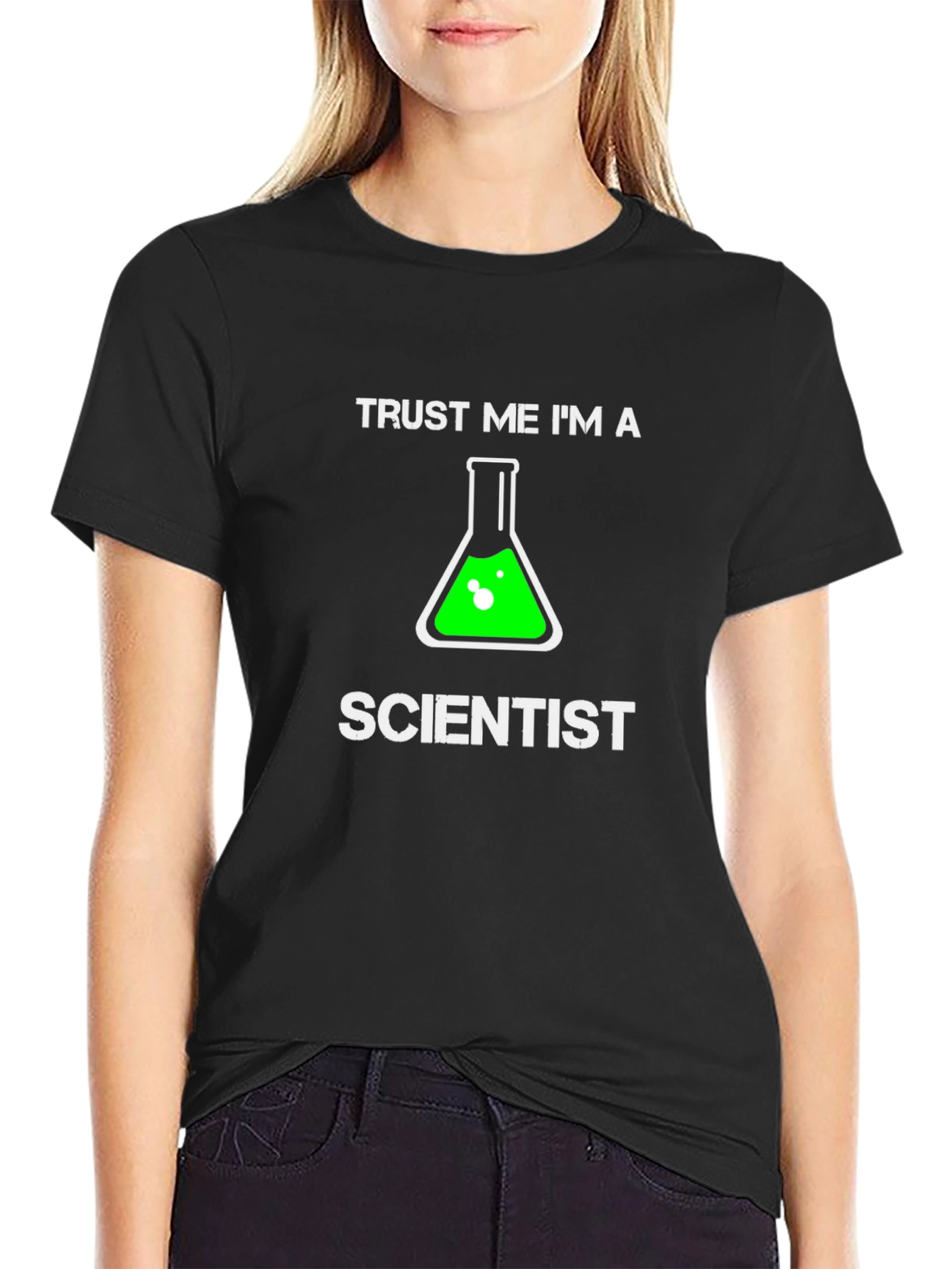 Black Trust Me I'm A Scientist T-Shirt, Novelty Gift view 2