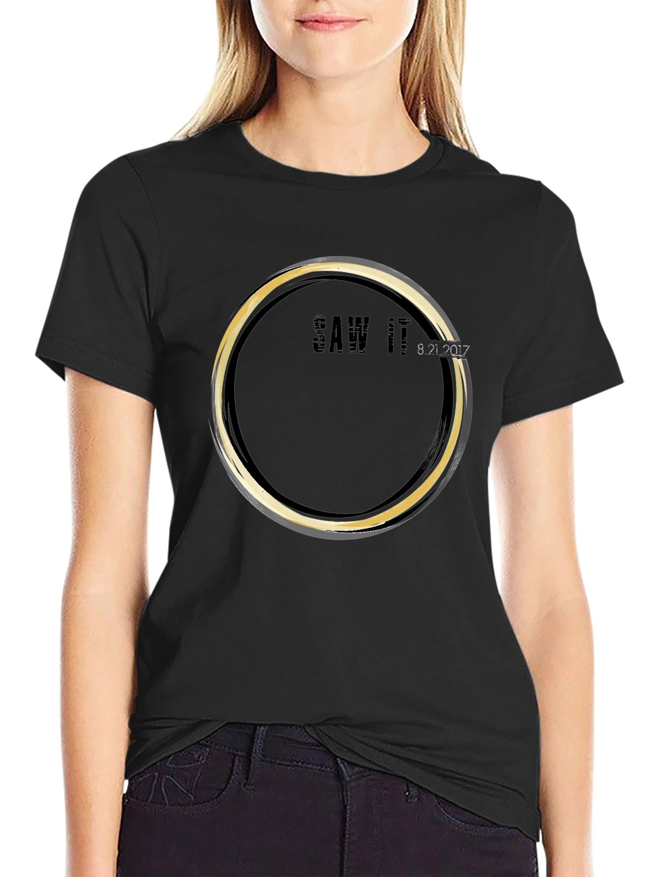 Black Black "Saw It" Eclipse Graphic Tee view 2