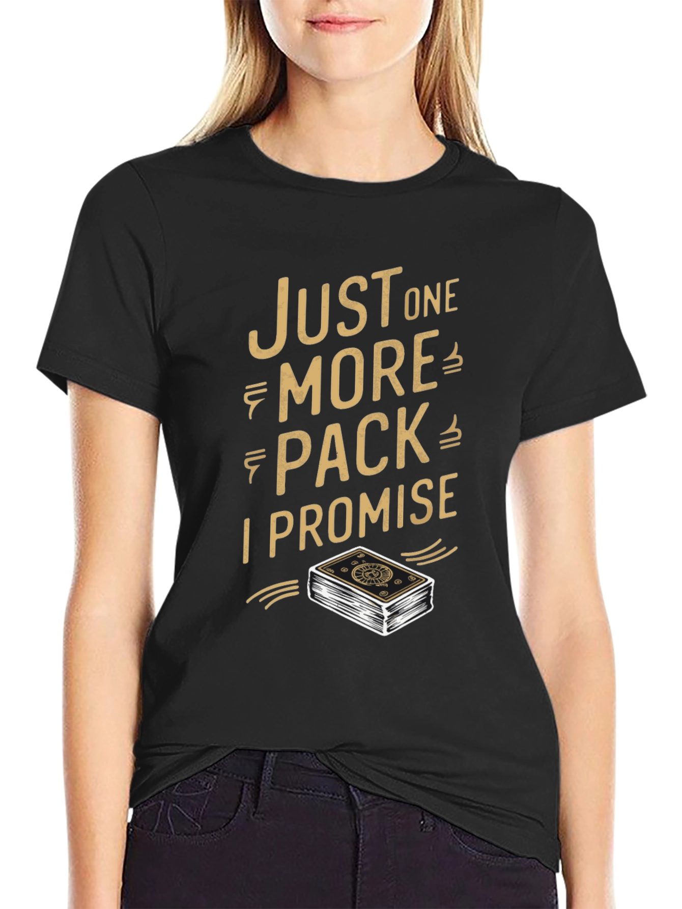 Just One More Pack T-Shirt - Funny Card Player Tee - 2