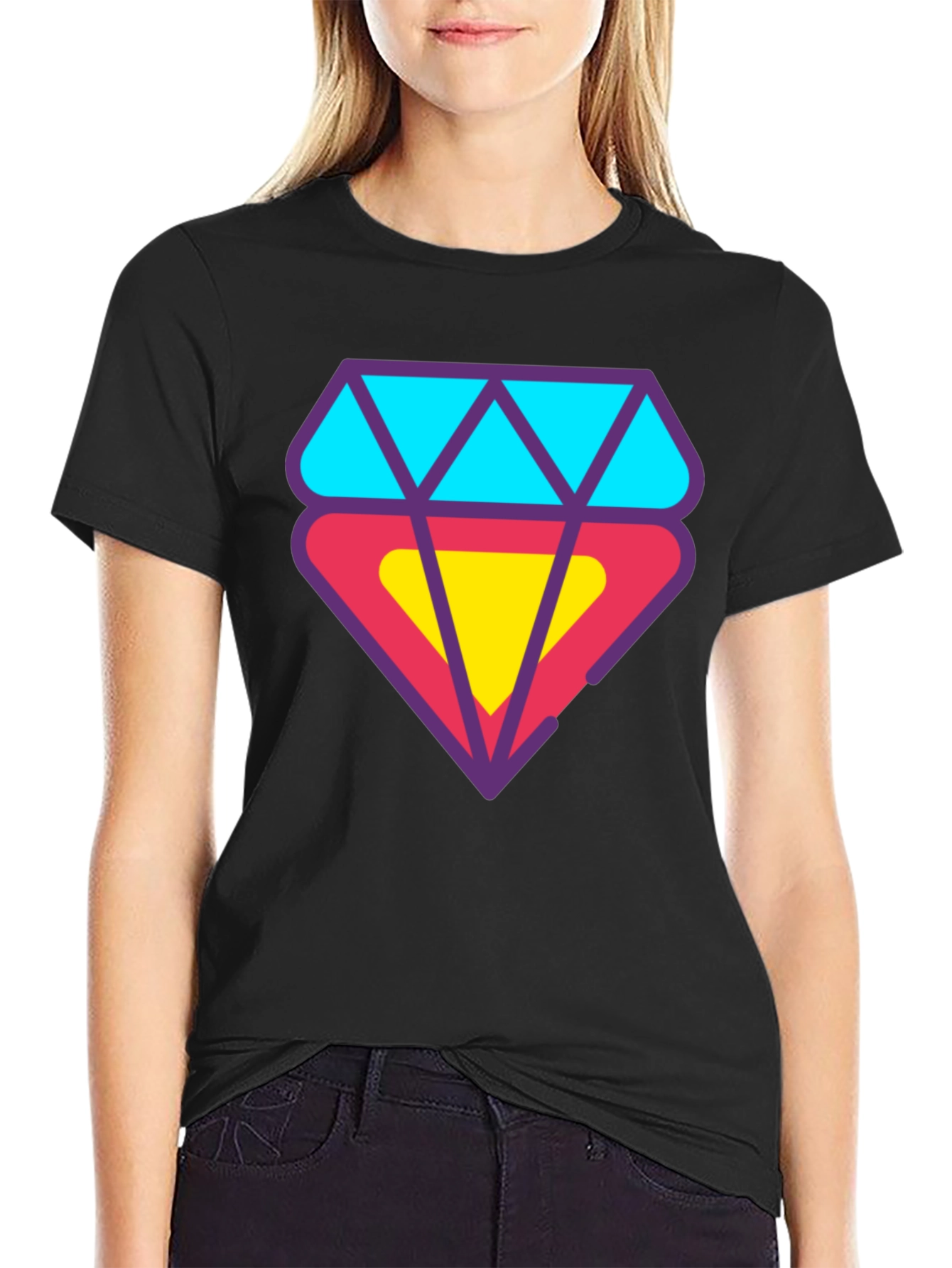 Black Diamond Graphic T-Shirt view 2