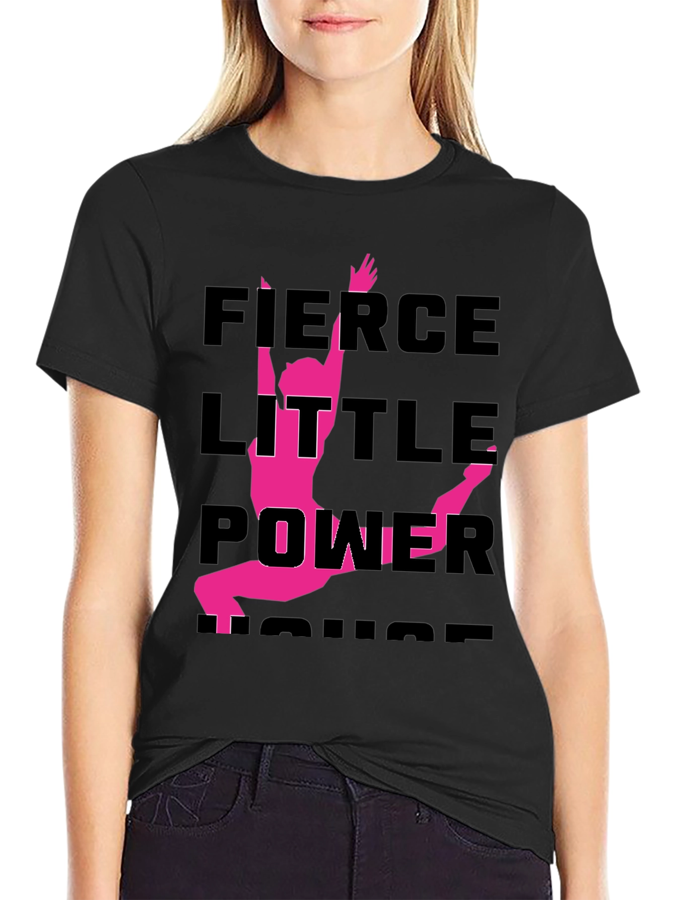 Black Fierce Little Powerhouse Tee view 2