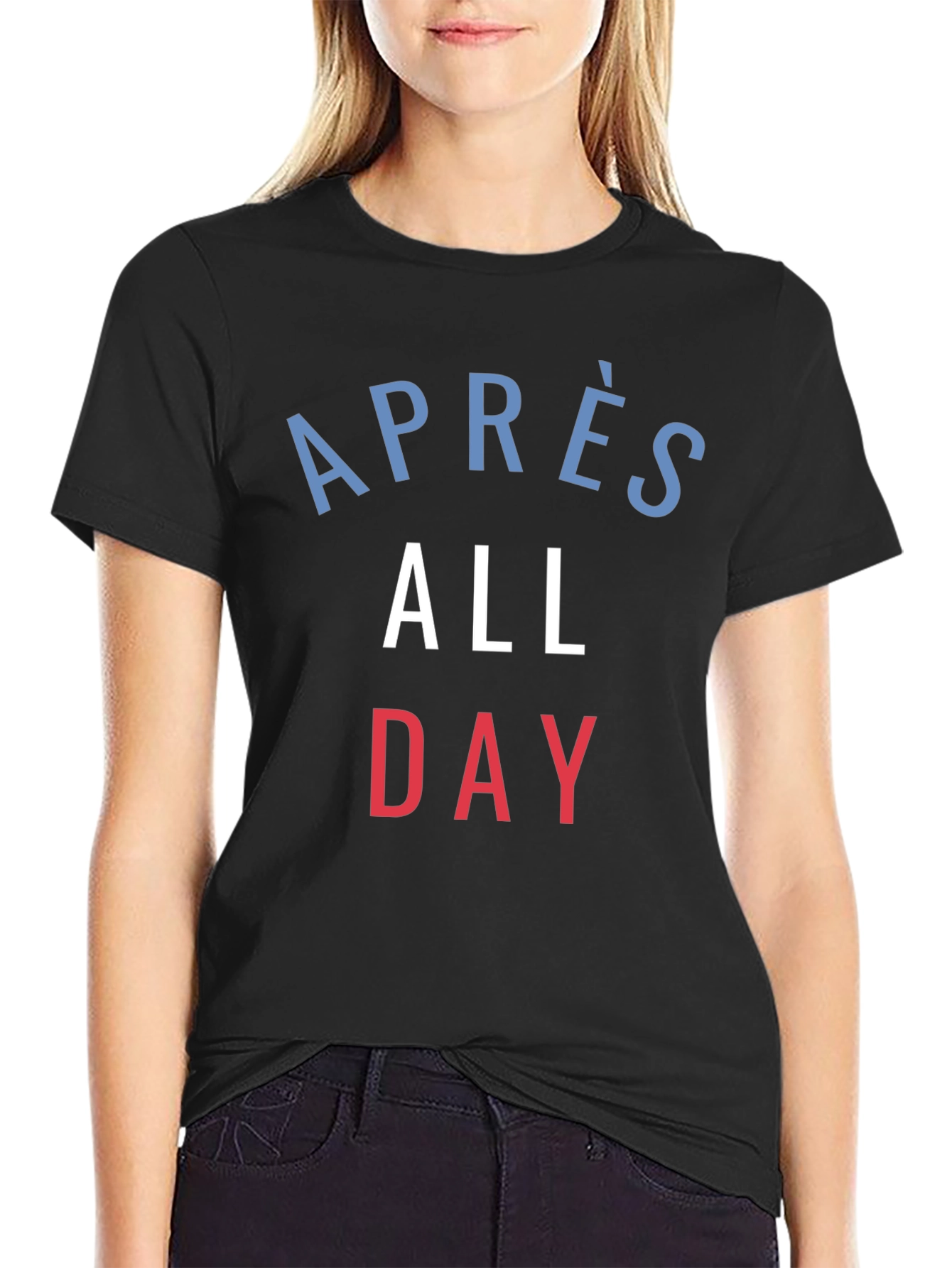 Black Après All Day Graphic T-Shirt - Stylish Comfort view 2