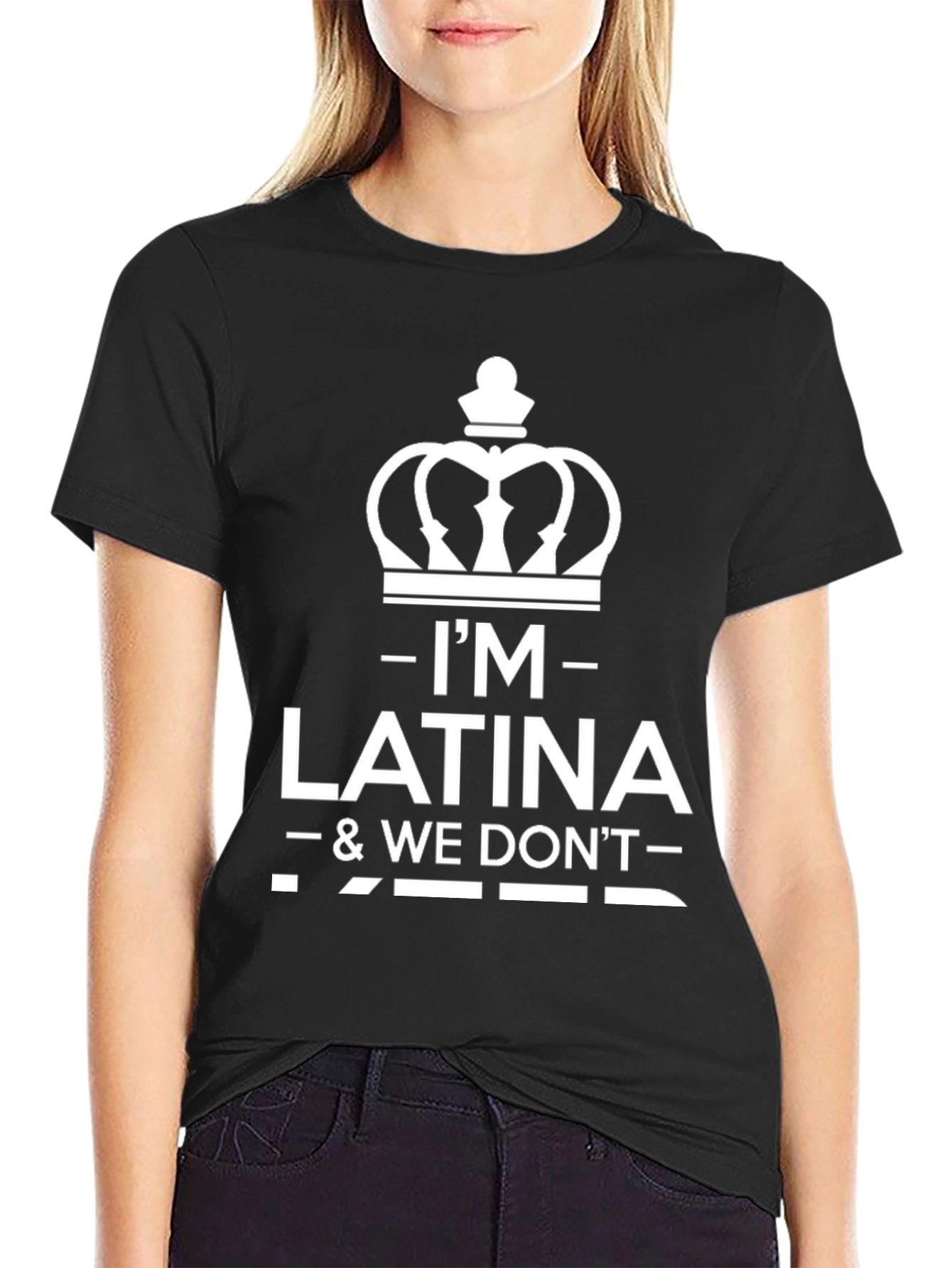 I'm Latina T-Shirt Funny Sarcastic Women's Novelty Tee - 2
