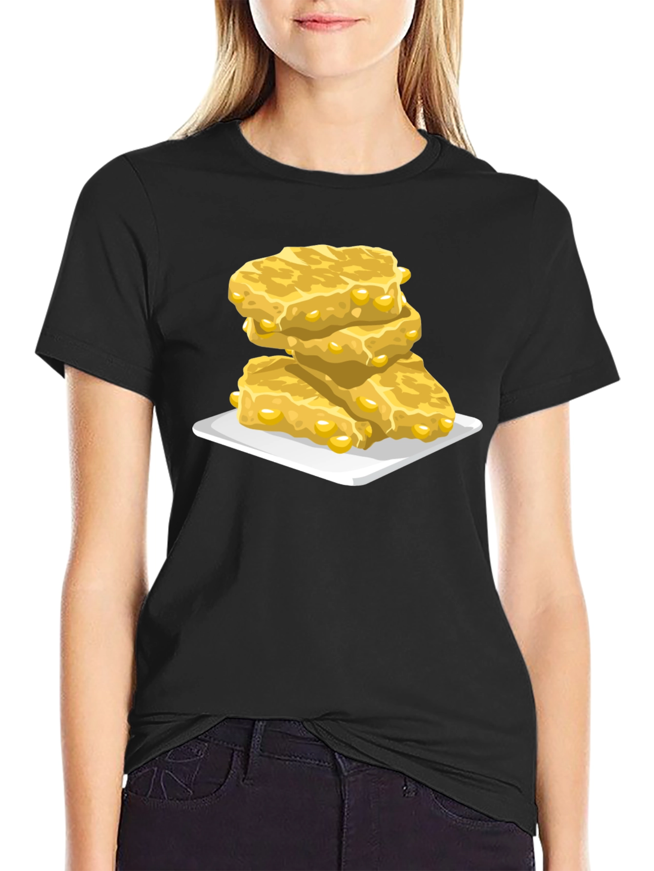 Sweet Cornbread Stack Graphic Tee - Casual Comfort - 2