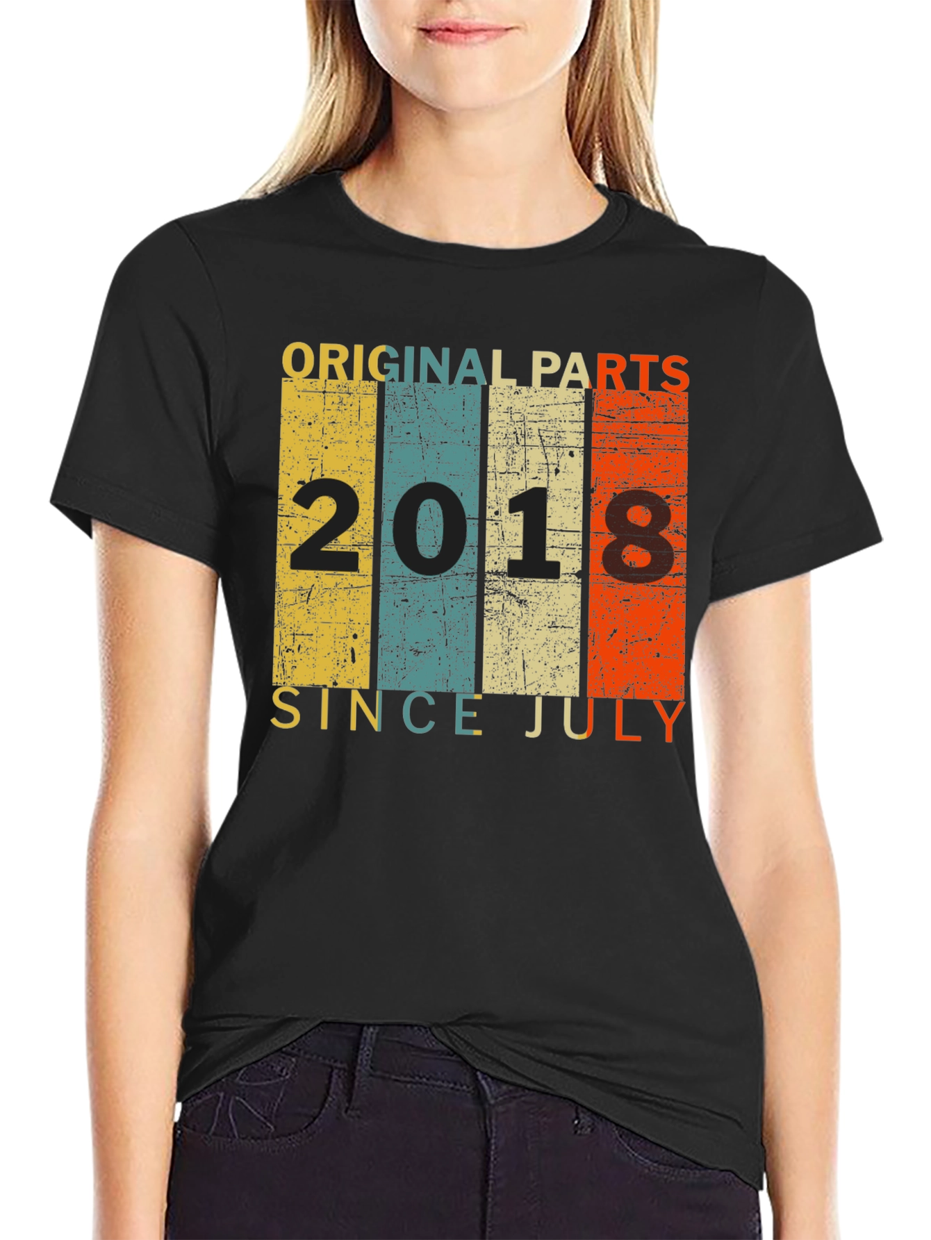 Black Original Parts 2018 Since July T-Shirt view 2