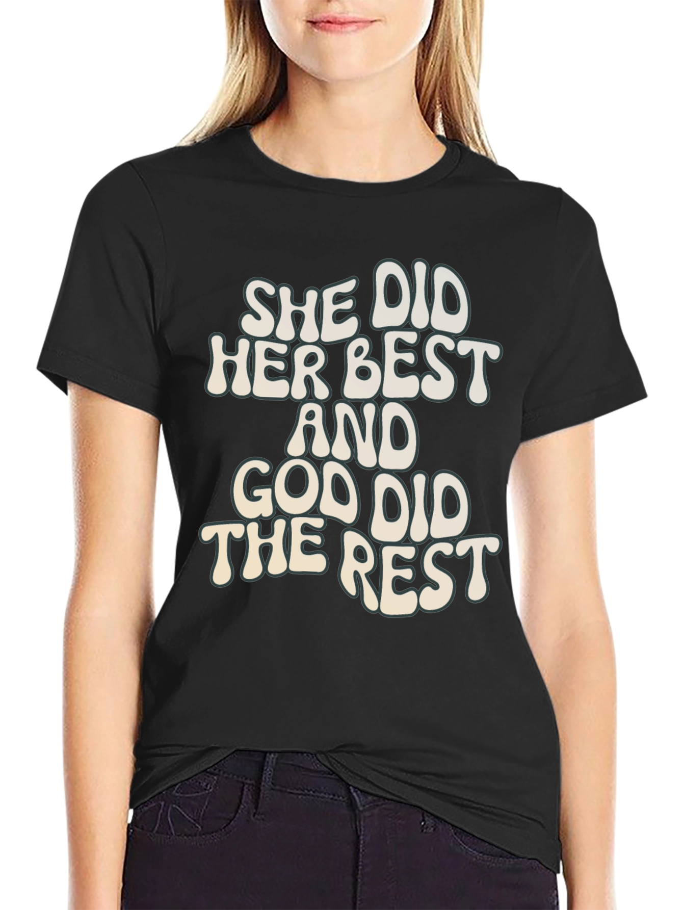 She Did Her Best Graphic T-Shirt - Christian Inspired - 2