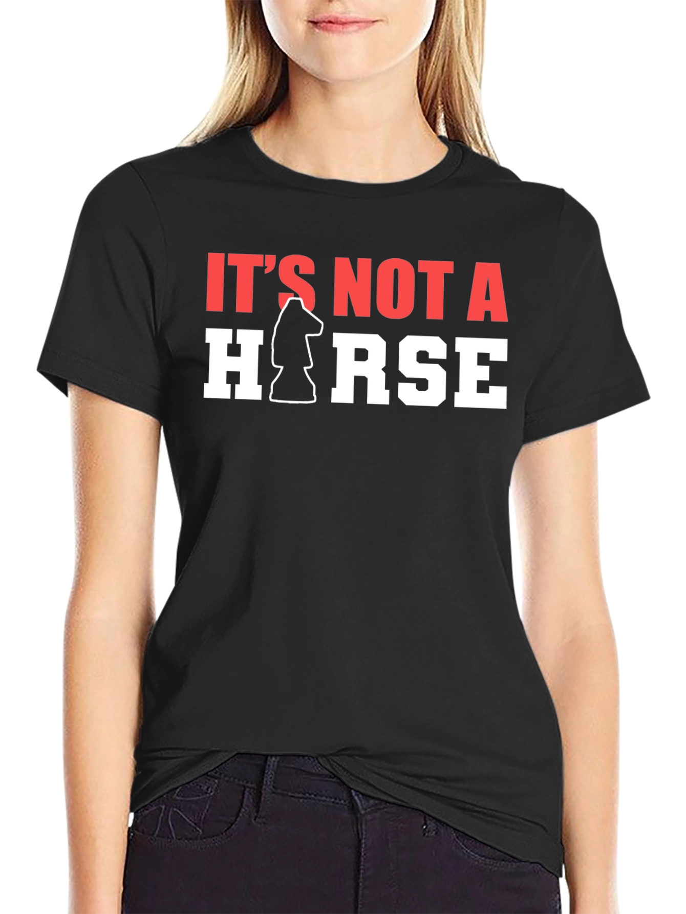 It's Not A Horse T-Shirt Chess Knight Graphic Tee - 2