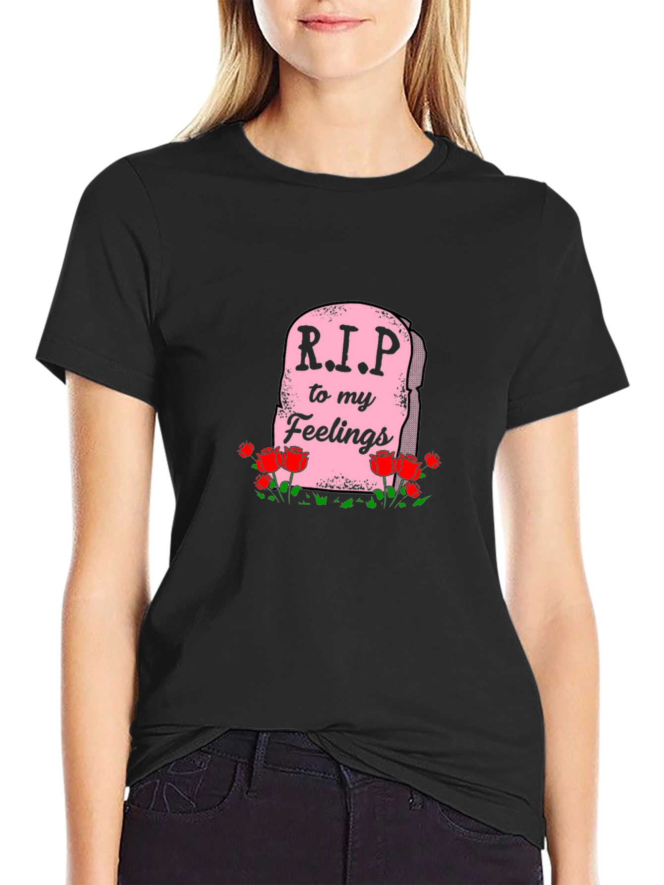 RIP Feelings Graphic Tee - Black - 2