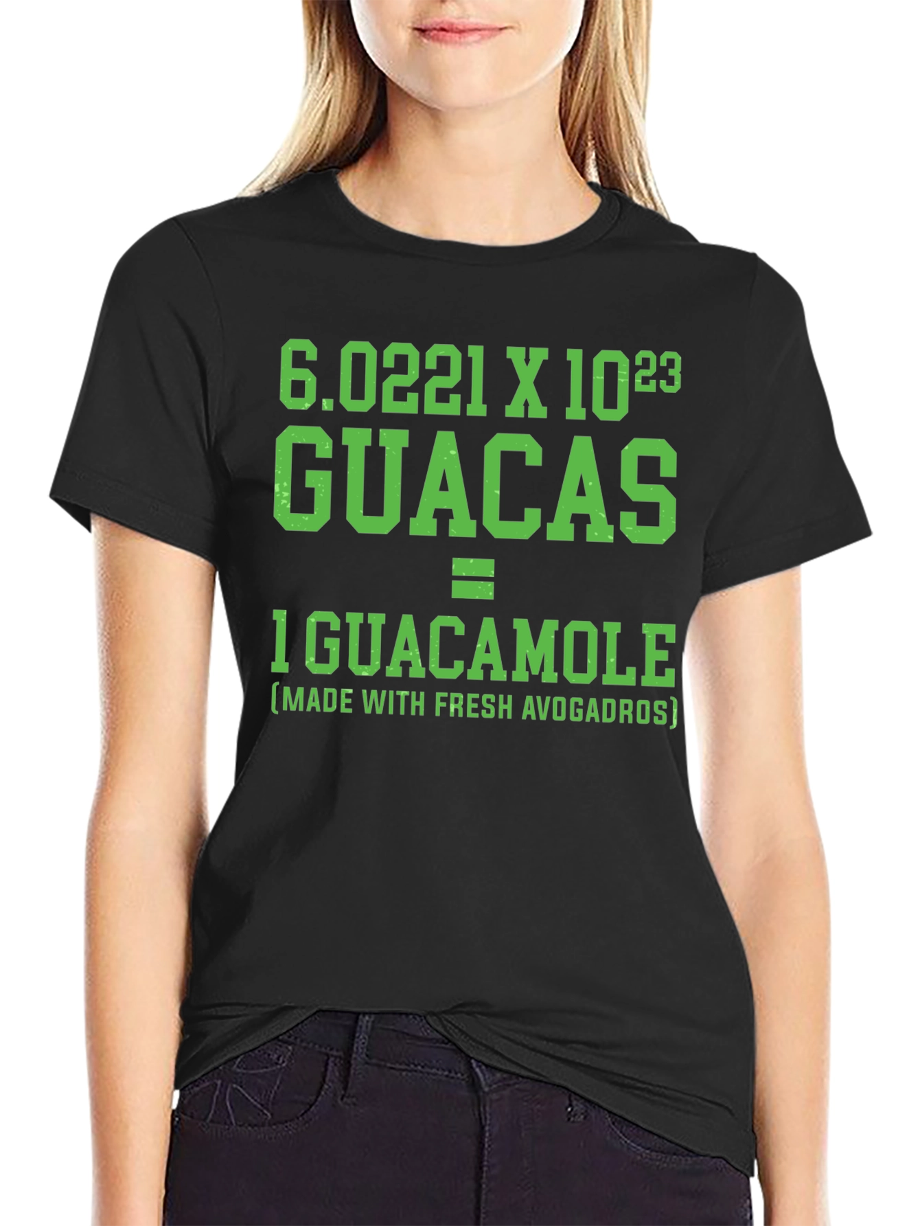 Guacamole Equation T-Shirt: Fresh Avogadros - 2