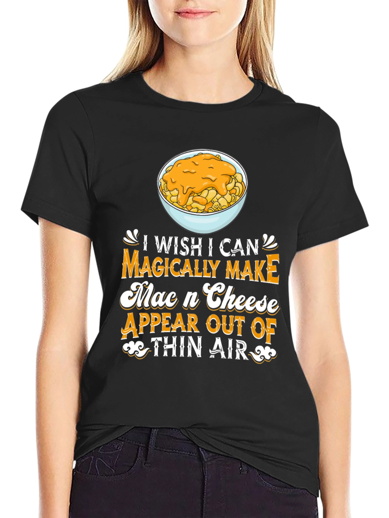 Black Magically Make Mac n Cheese T-Shirt view 2