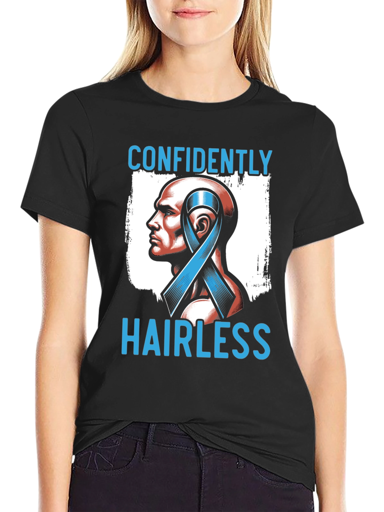 Confidently Hairless T-Shirt - Alopecia Awareness - 2