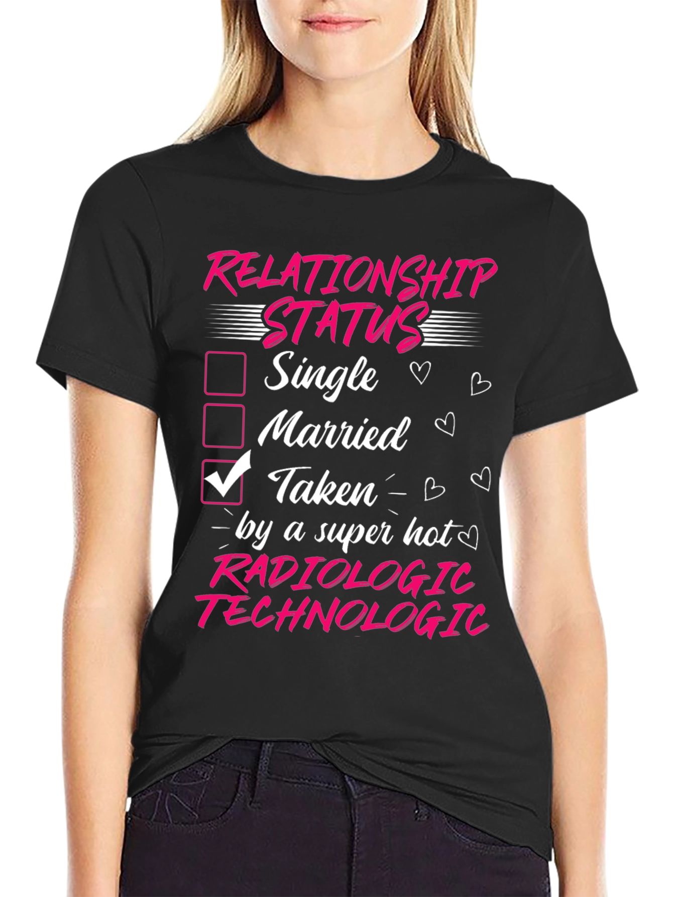 Black Radiologic Technologist Taken T-Shirt view 2