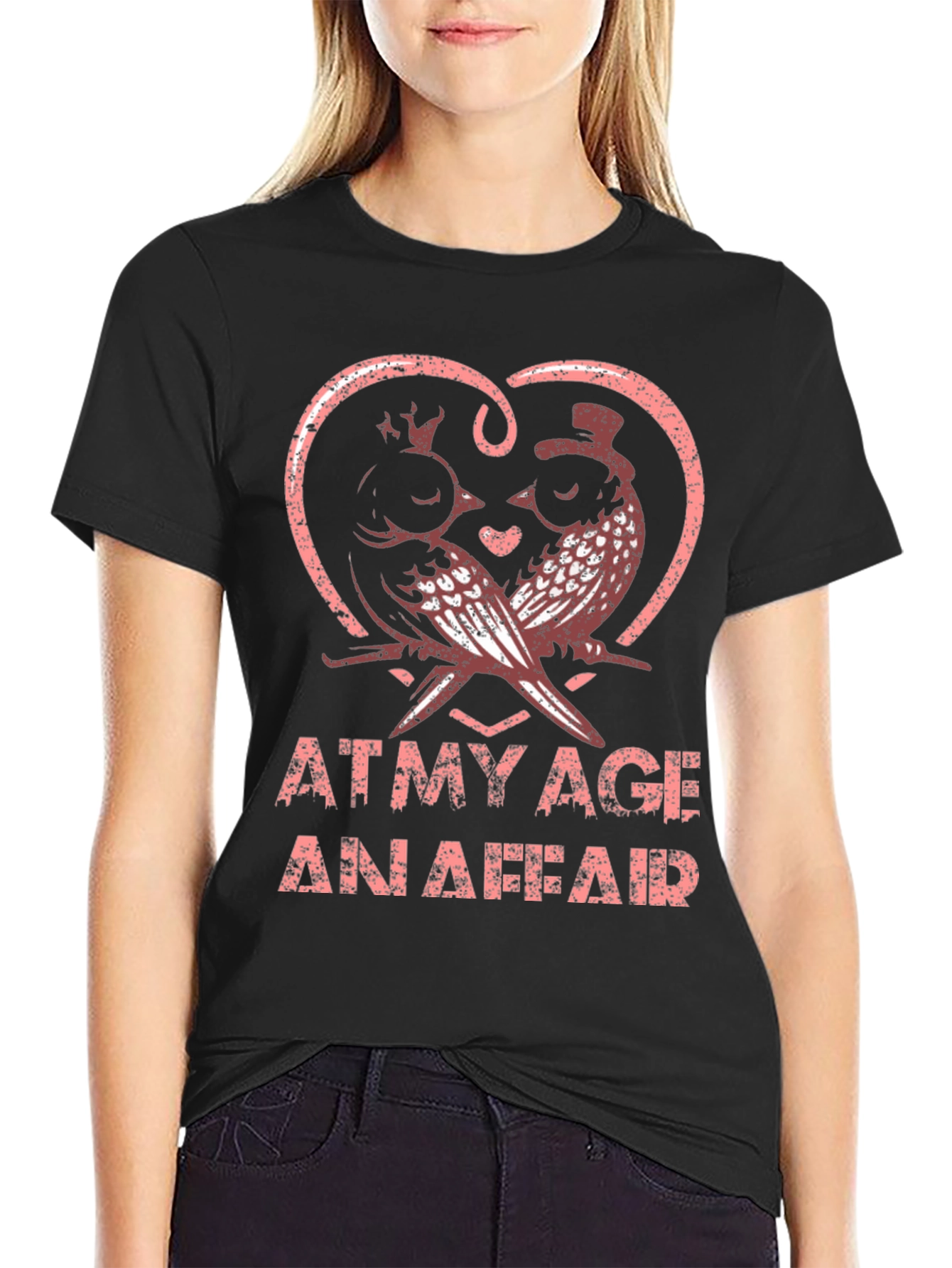 Black At My Age An Affair T-Shirt view 2