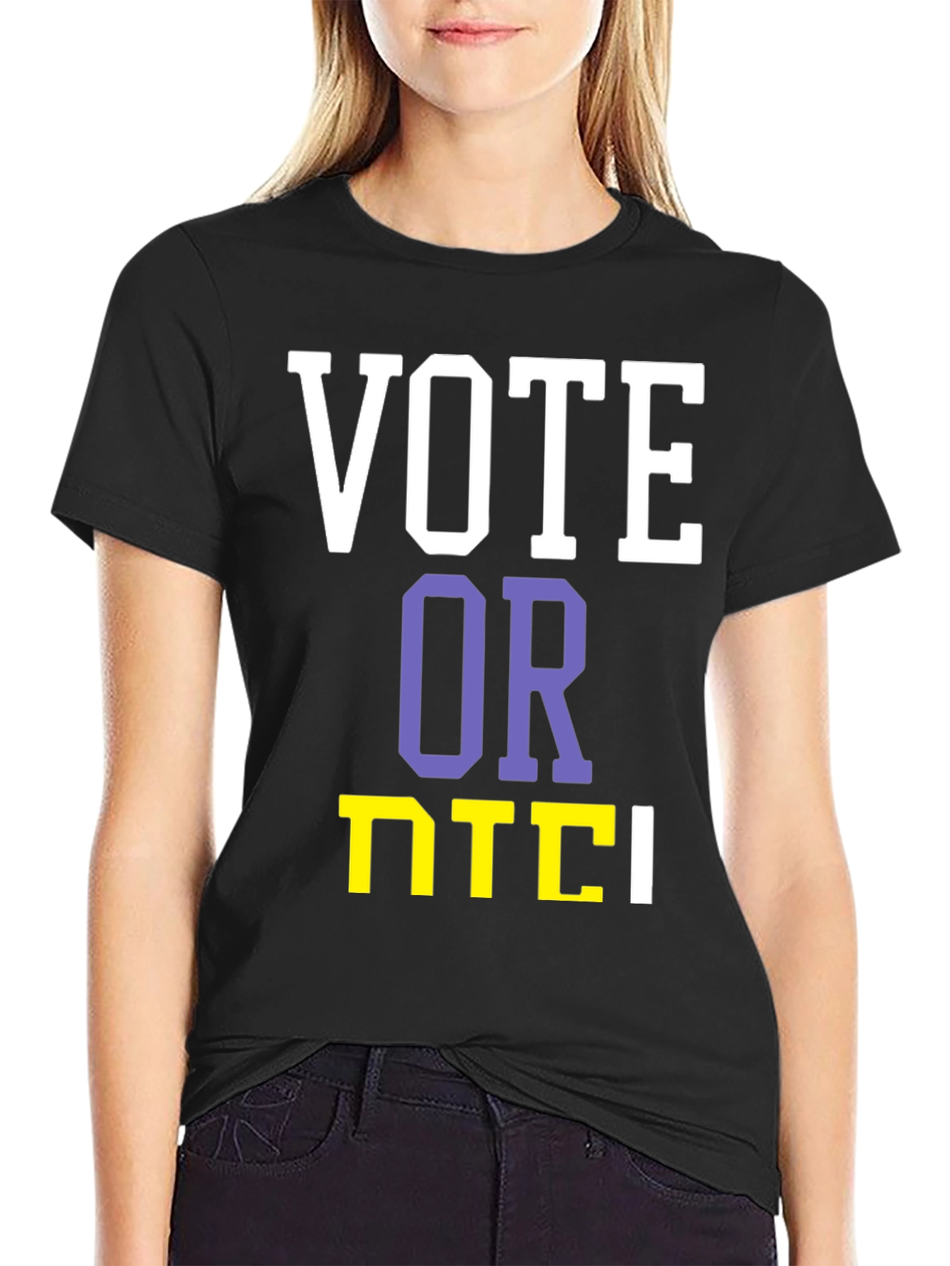 Black Vote or NTC T-Shirt view 2
