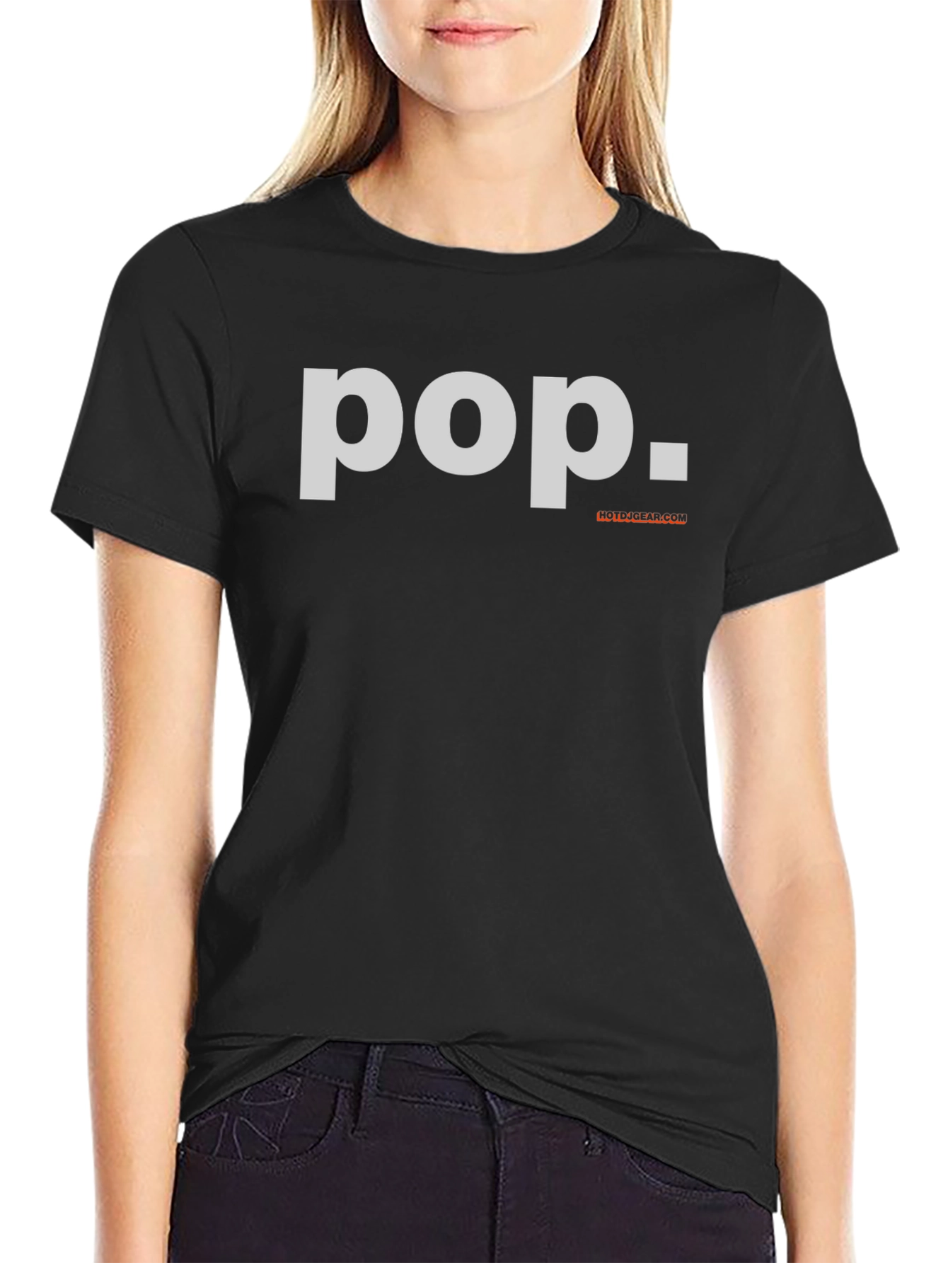 Black Pop Graphic T-Shirt - Black view 2