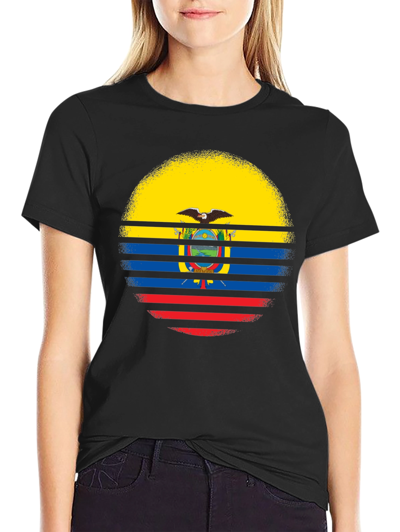 Ecuador Flag T-Shirt - Patriotic Graphic Tee - 2