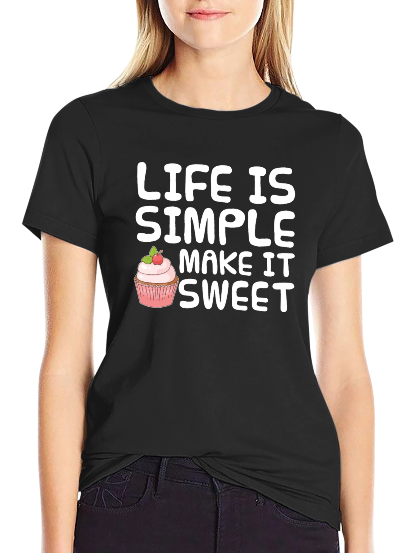Black Life is Simple, Make it Sweet T-Shirt view 2