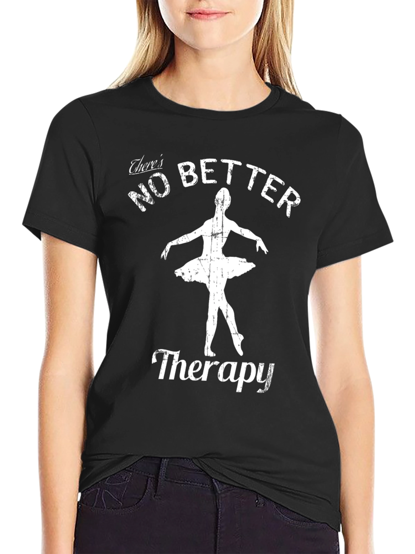 Black Ballet Therapy Graphic Tee - Dancer's Delight view 2