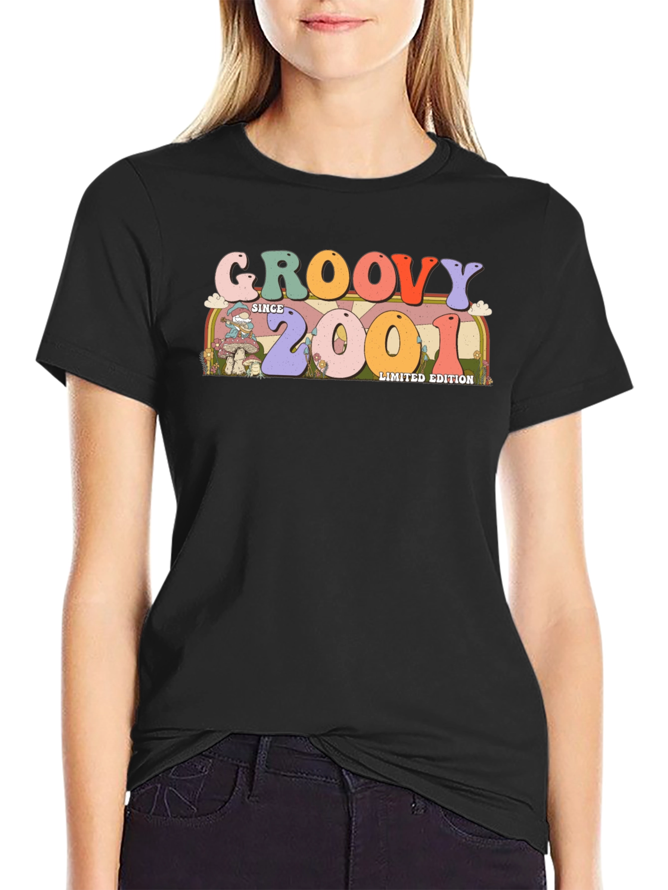 Black Groovy Since 2001 Limited Edition T-Shirt view 2