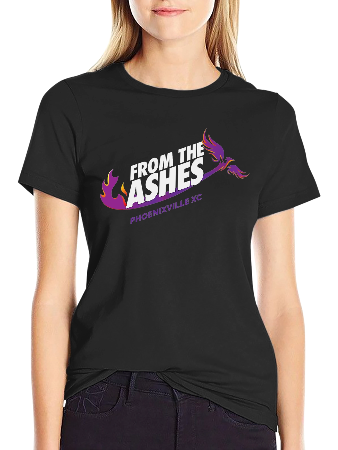 Black From The Ashes Phoenixville XC T-Shirt view 2