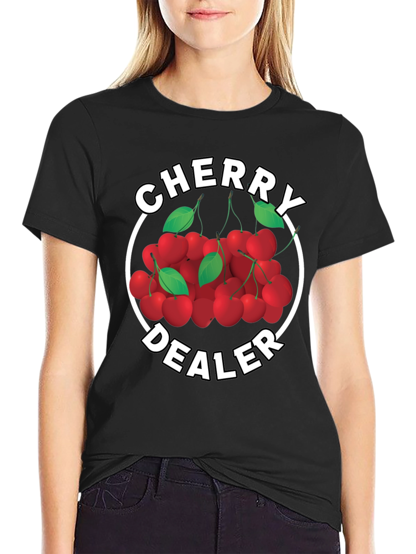 Black Cherry Dealer Graphic Tee - Premium Cotton Blend view 2