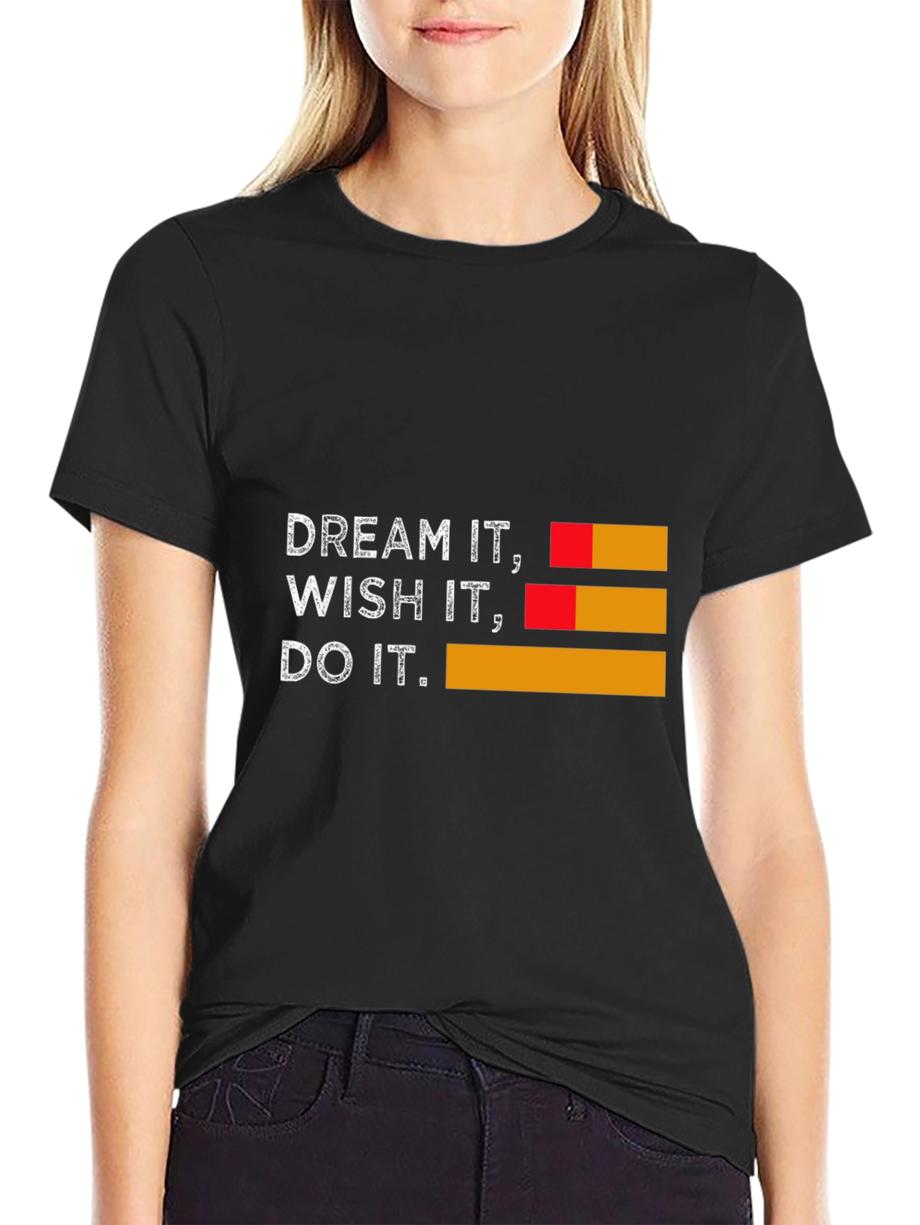 Black Dream Wish Do It T-Shirt view 2