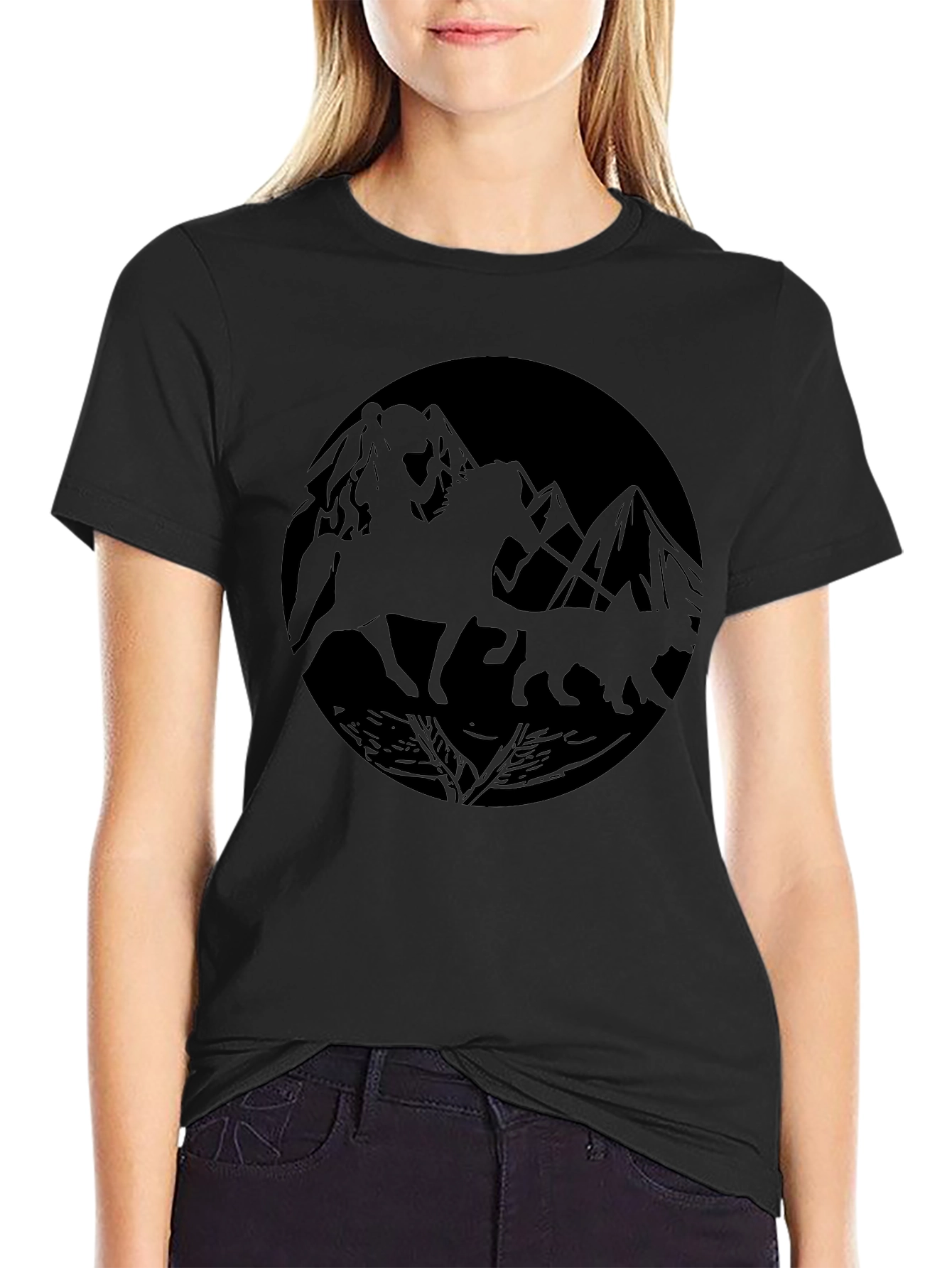 Black Mountain Horse Rider Graphic Tee - 2