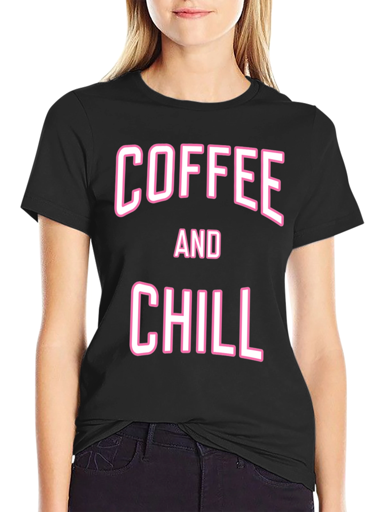 Black Coffee and Chill Graphic T-Shirt view 2