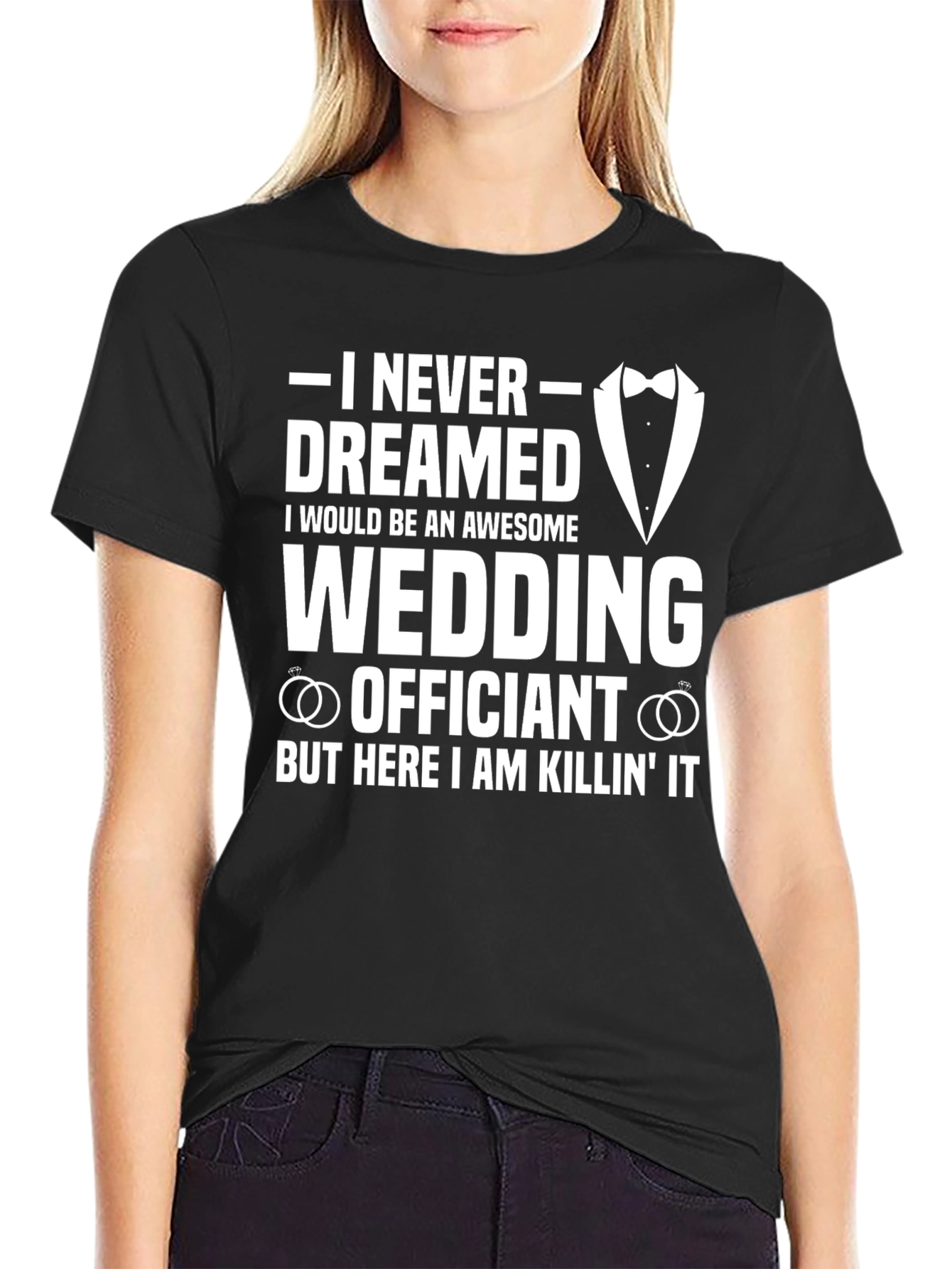 Awesome Wedding Officiant T-Shirt - Killin' It! - 2