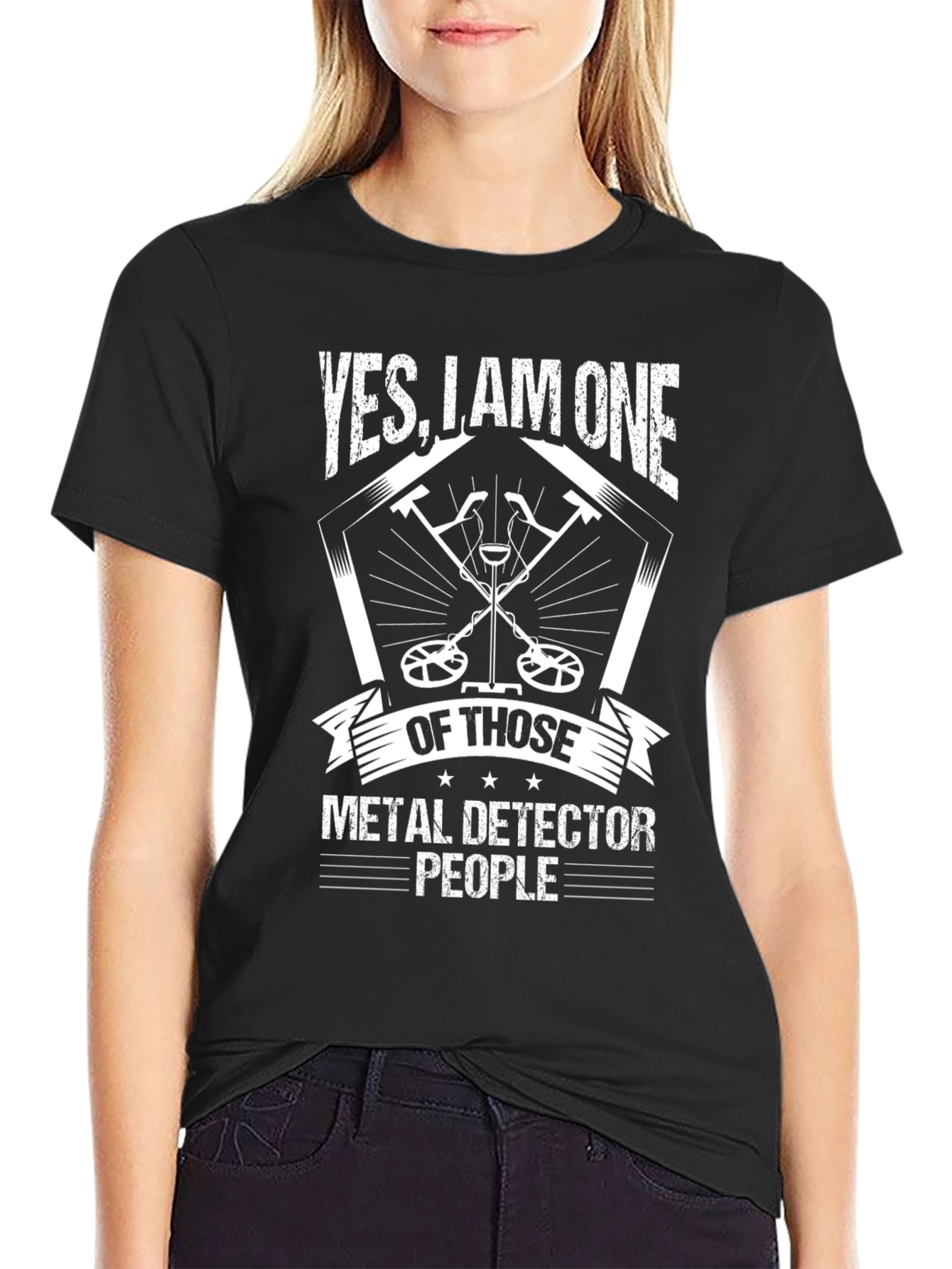 Metal Detector Enthusiast T-Shirt - "Yes, I Am One" - 2