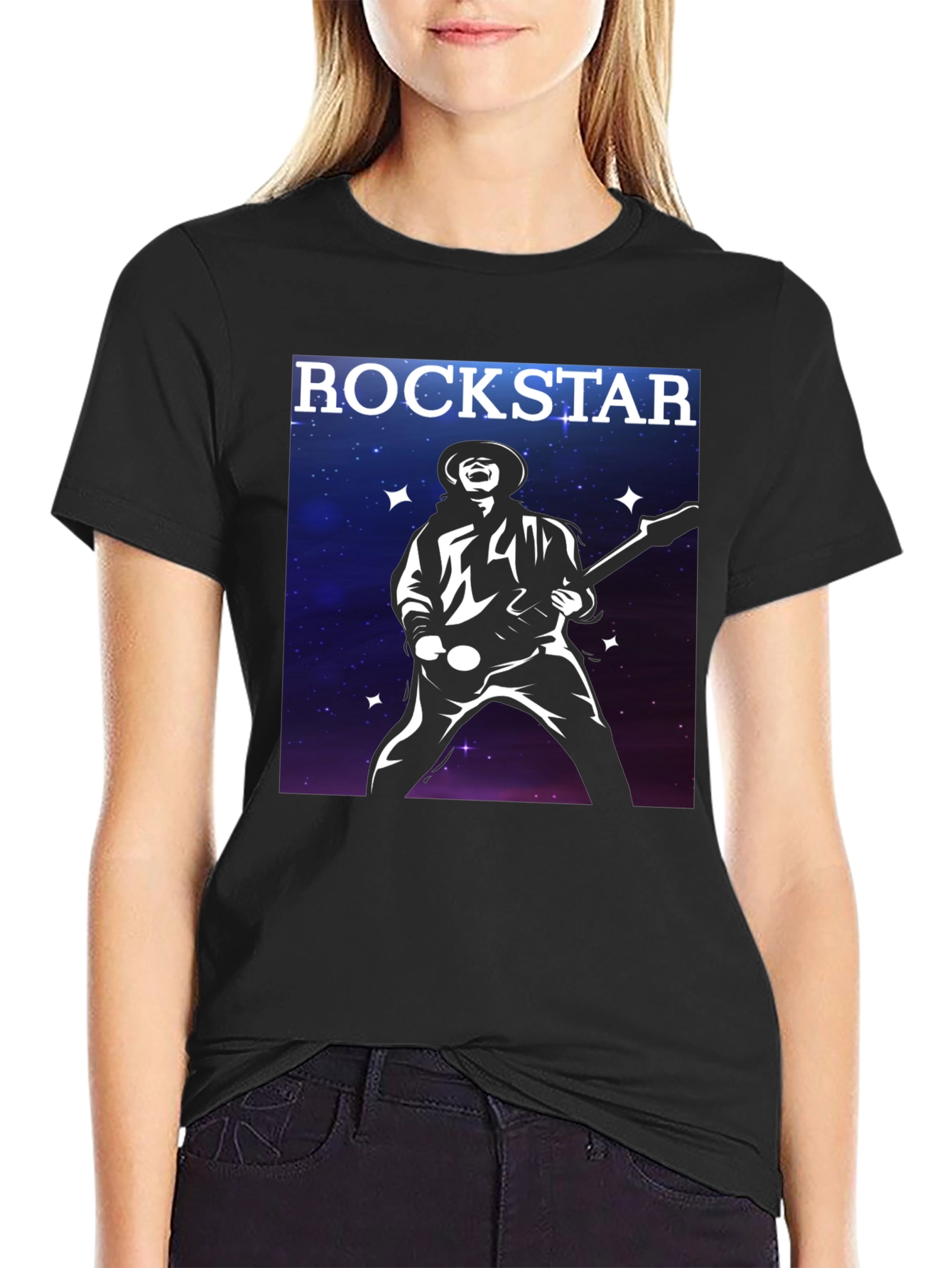 Rockstar Guitarist Black T-Shirt - 2