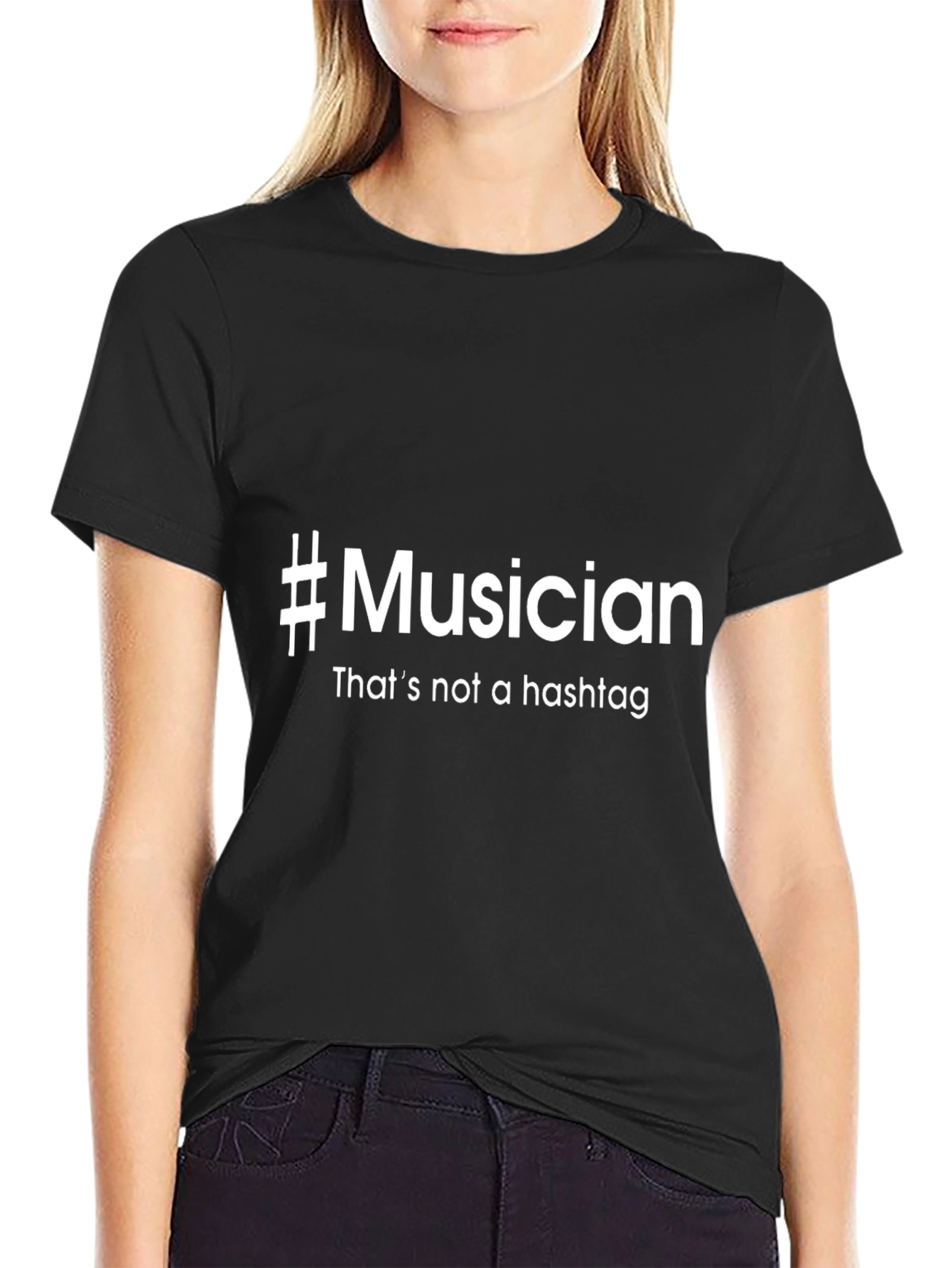 Black Musician T-Shirt - Funny Music Lover Tee view 2