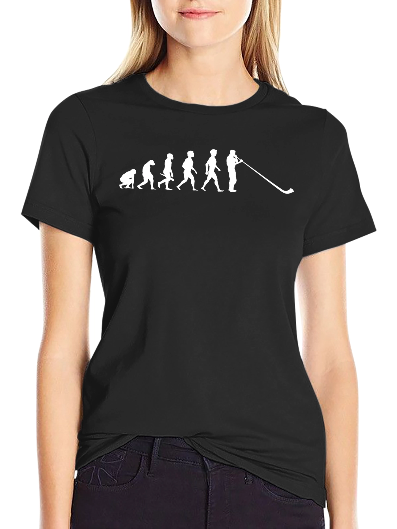 Black Evolution Alphorn Musician T-Shirt view 2