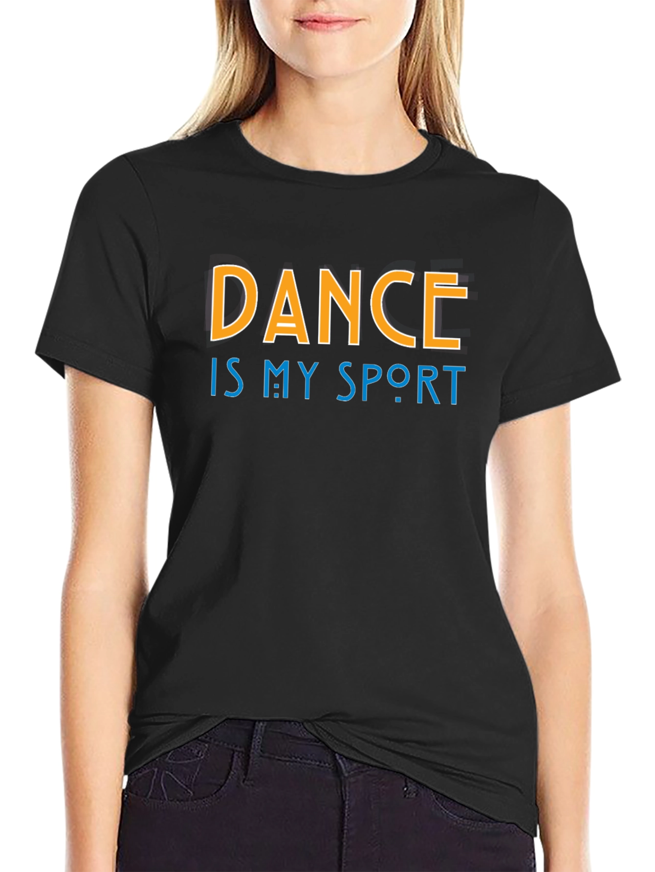 Black Dance is My Sport T-Shirt - Black view 2