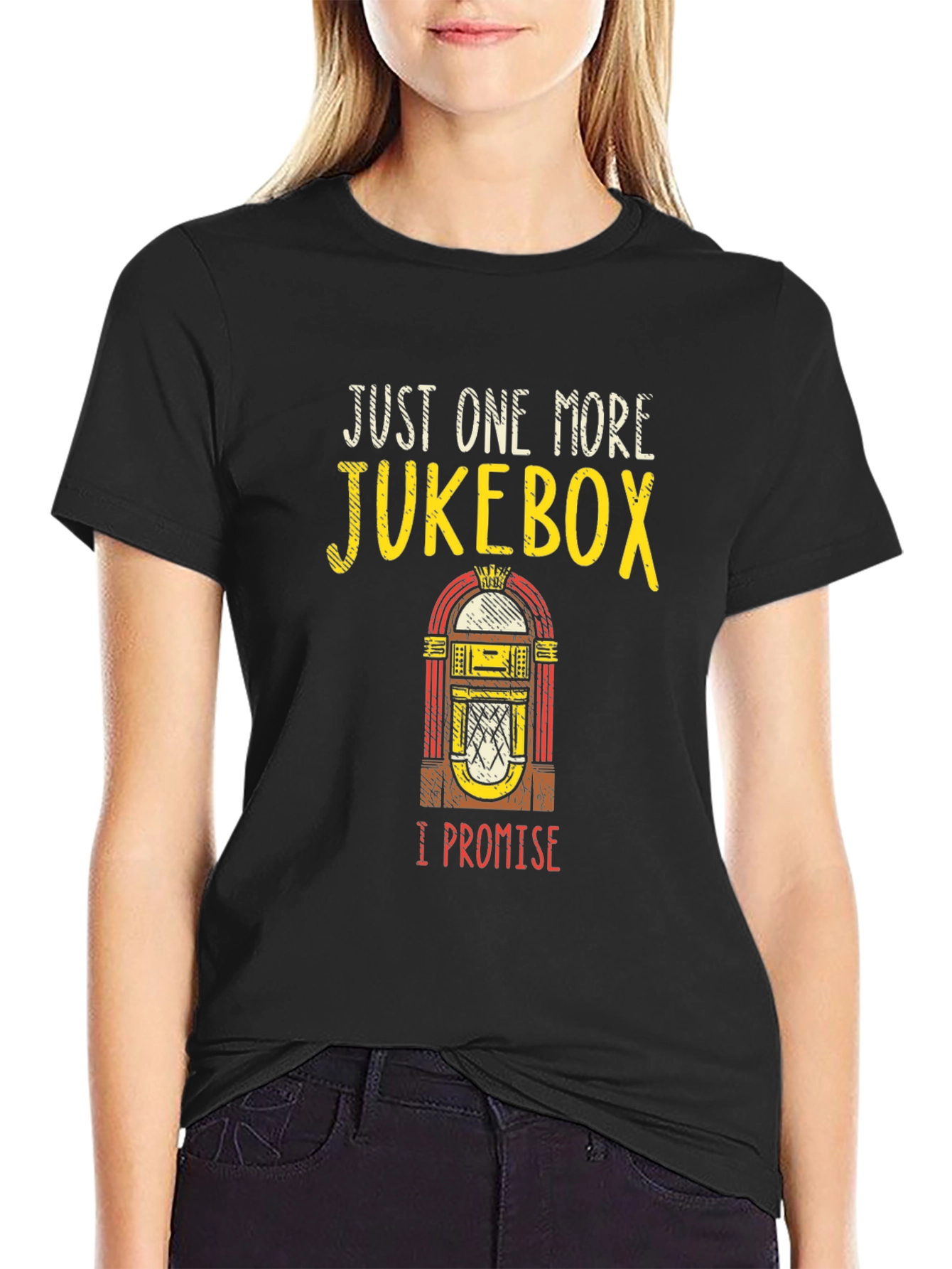 Black Just One More Jukebox T-Shirt view 2