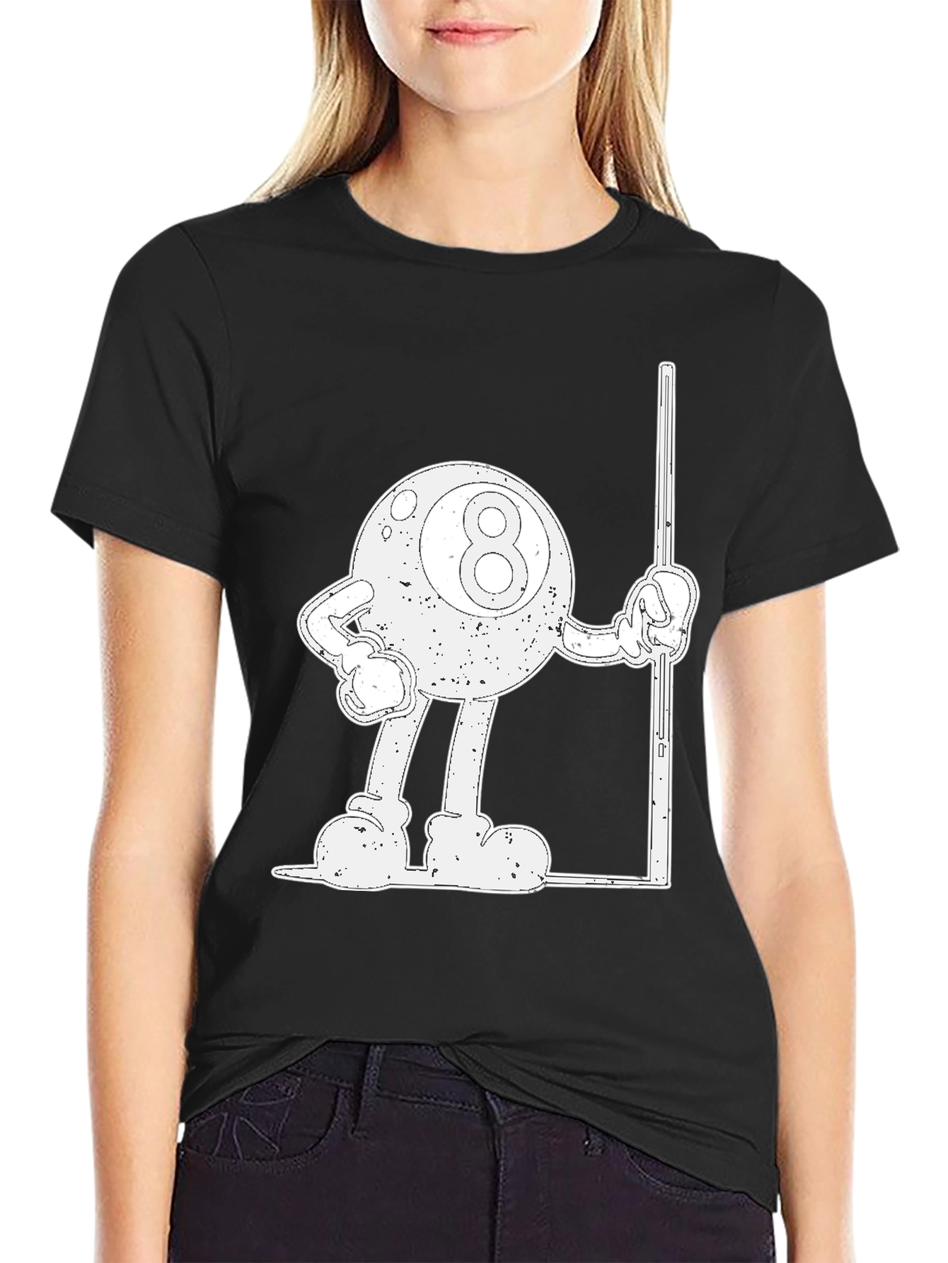 Retro 8 Ball T-Shirt - Black - 2