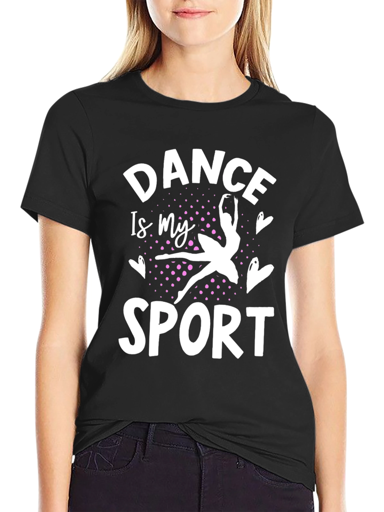 Black Dance Is My Sport Graphic Tee view 2