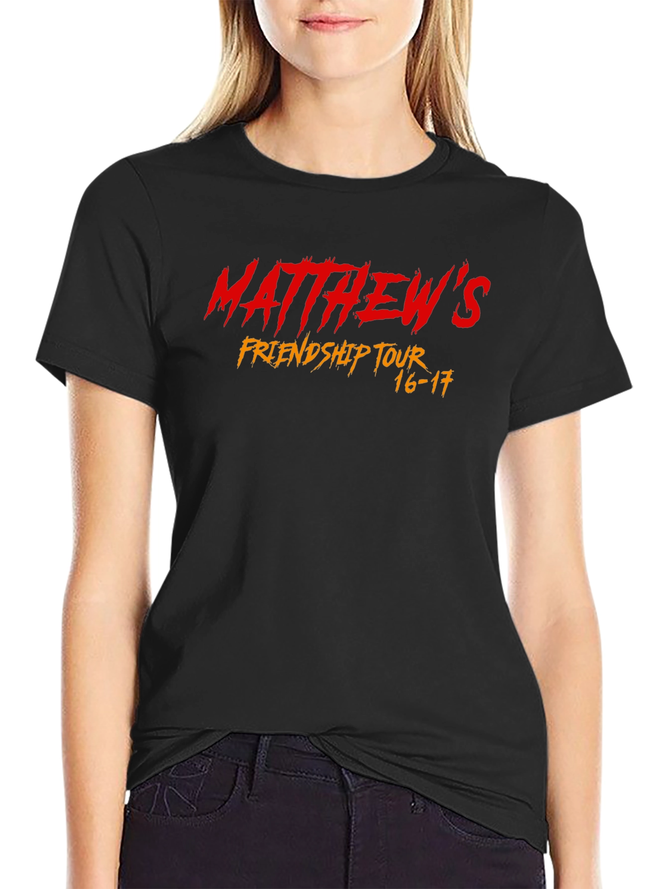 Black Matthew's Friendship Tour T-Shirt view 2