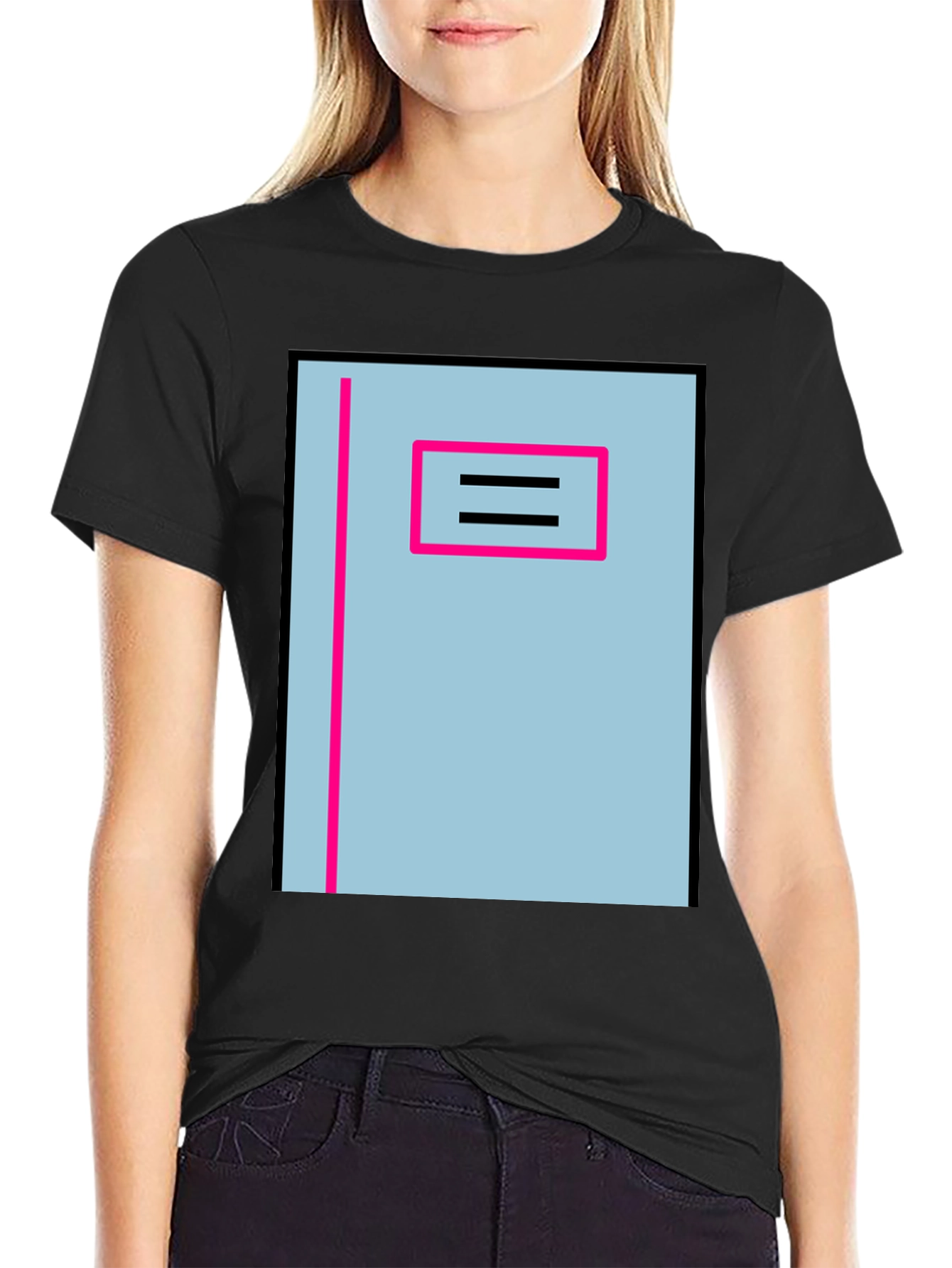 Black Notebook Graphic Tee - Stylish & Comfortable Casual Wear view 2