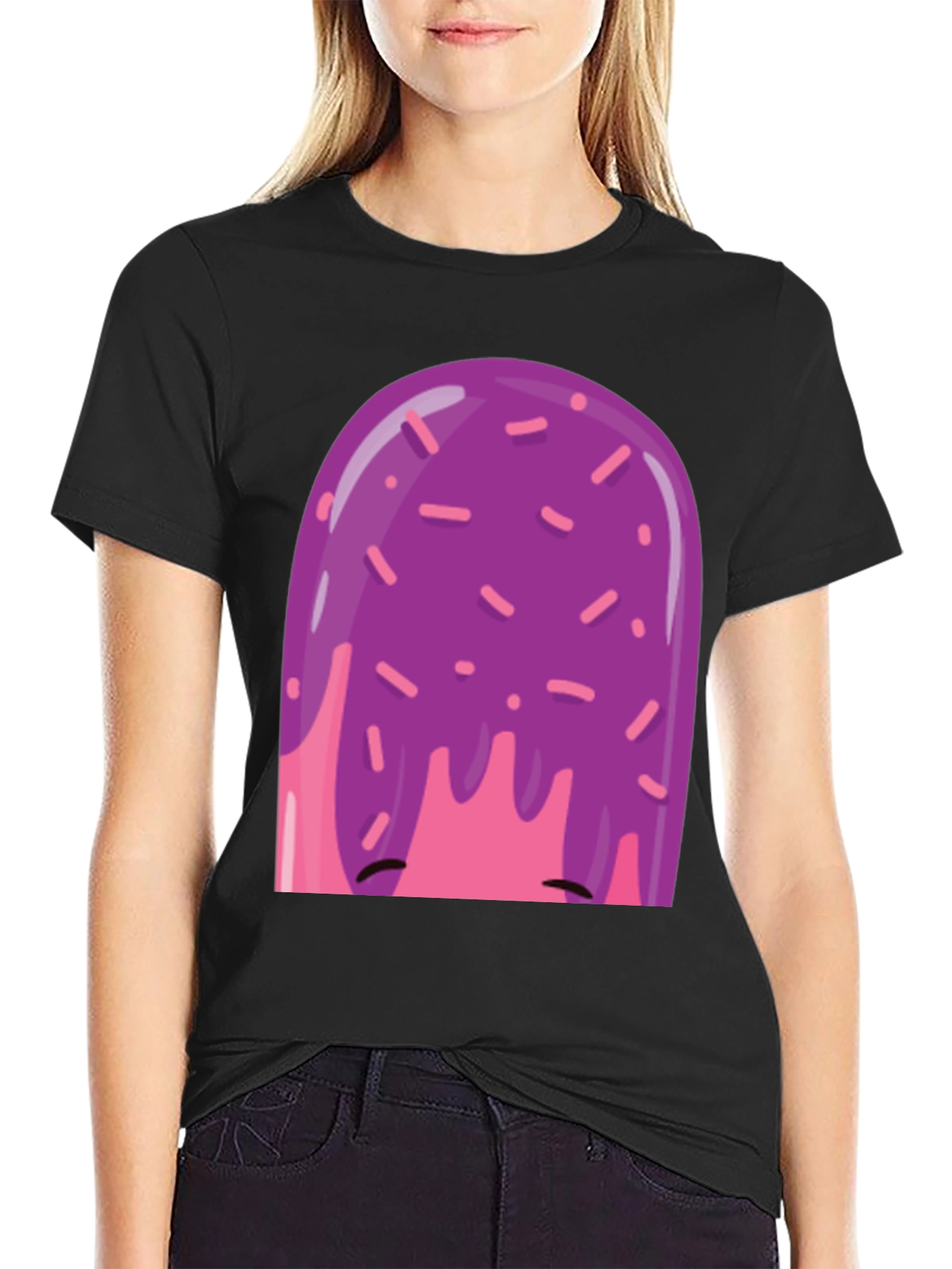 Black Funky Popsicle Graphic Tee view 2