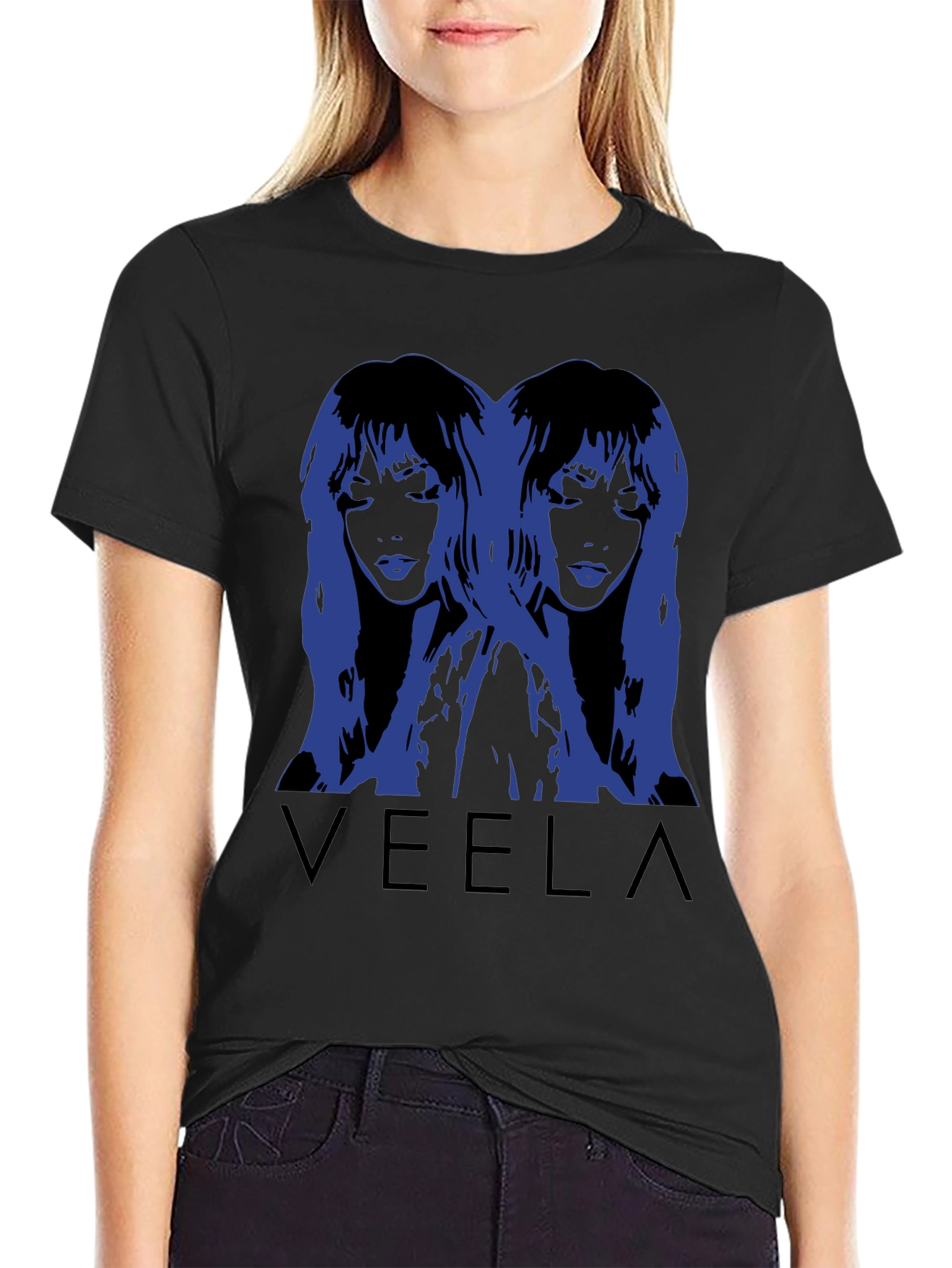 Black Veela Graphic T-Shirt - Unique Fashion Tee view 2