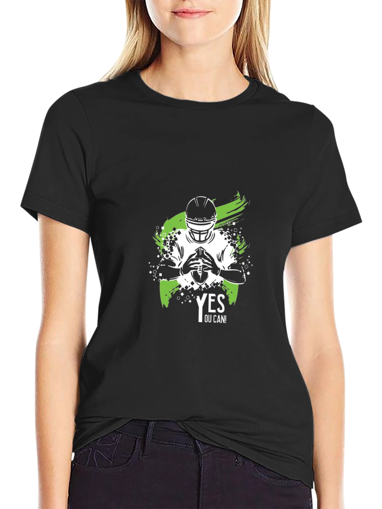 Yes You Can! Football Graphic Tee - 2