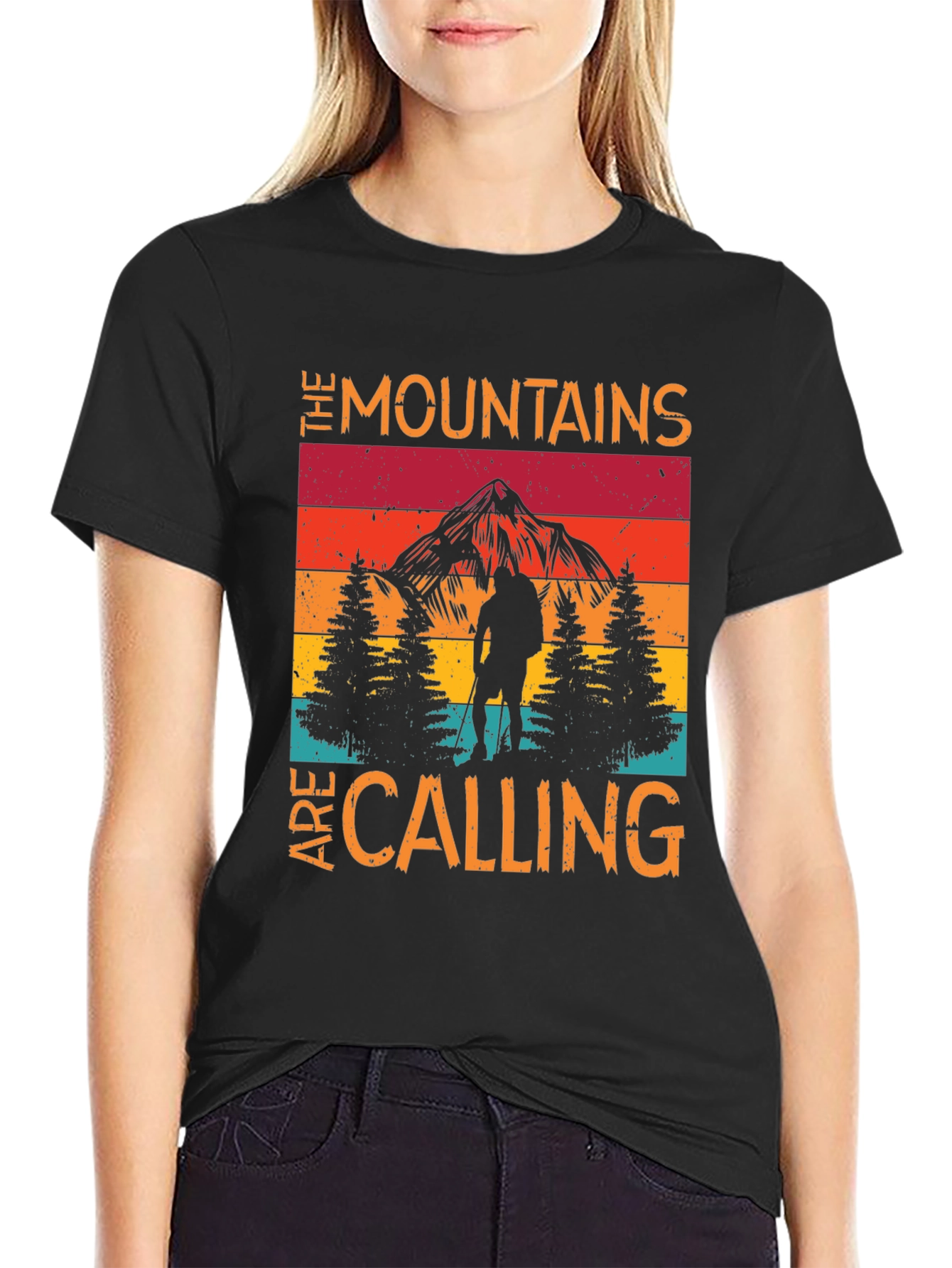Black Mountains Are Calling Men's Graphic Tee view 2