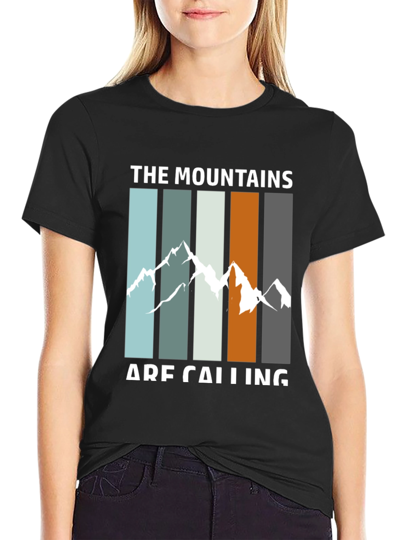Black Mountains are Calling Graphic Tee view 2